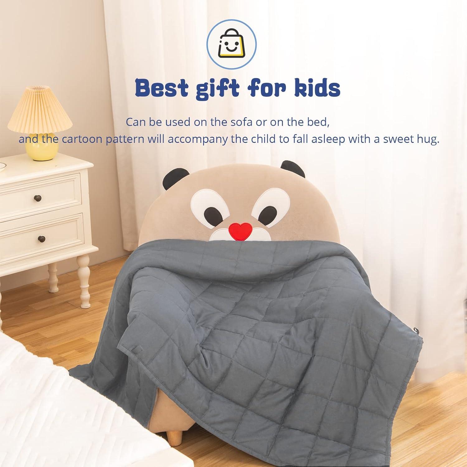 Manta con peso Aimon 1.36Kg Gris Oscuro 50x76cm Transpirable