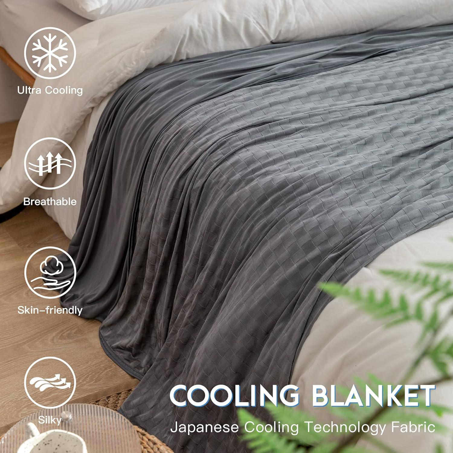 Manta Refrigerante AmyHomie Queen 90x90 Doble Cara Q-Max>0.5