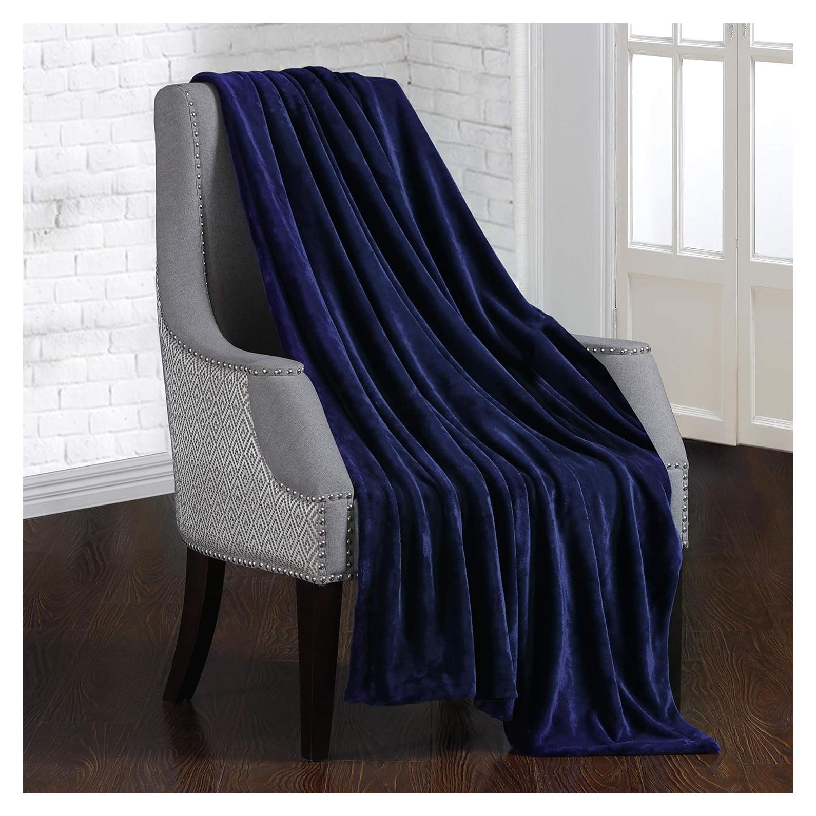 Funda de Edredón con Peso DreamLab 121x182 cm Azul Marino