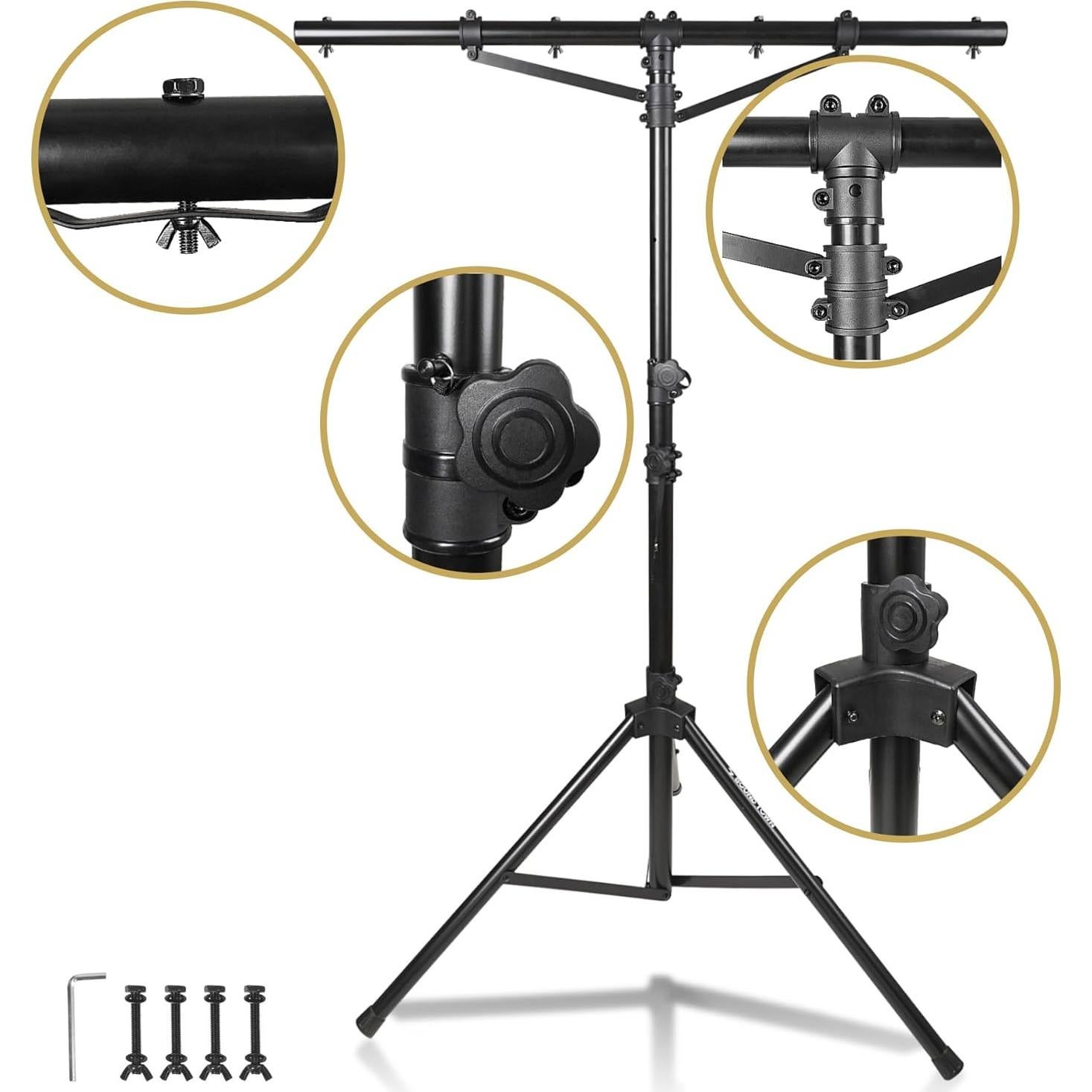 Soporte de Iluminación Sound Town STLS-T09 Ajustable 2,74 m