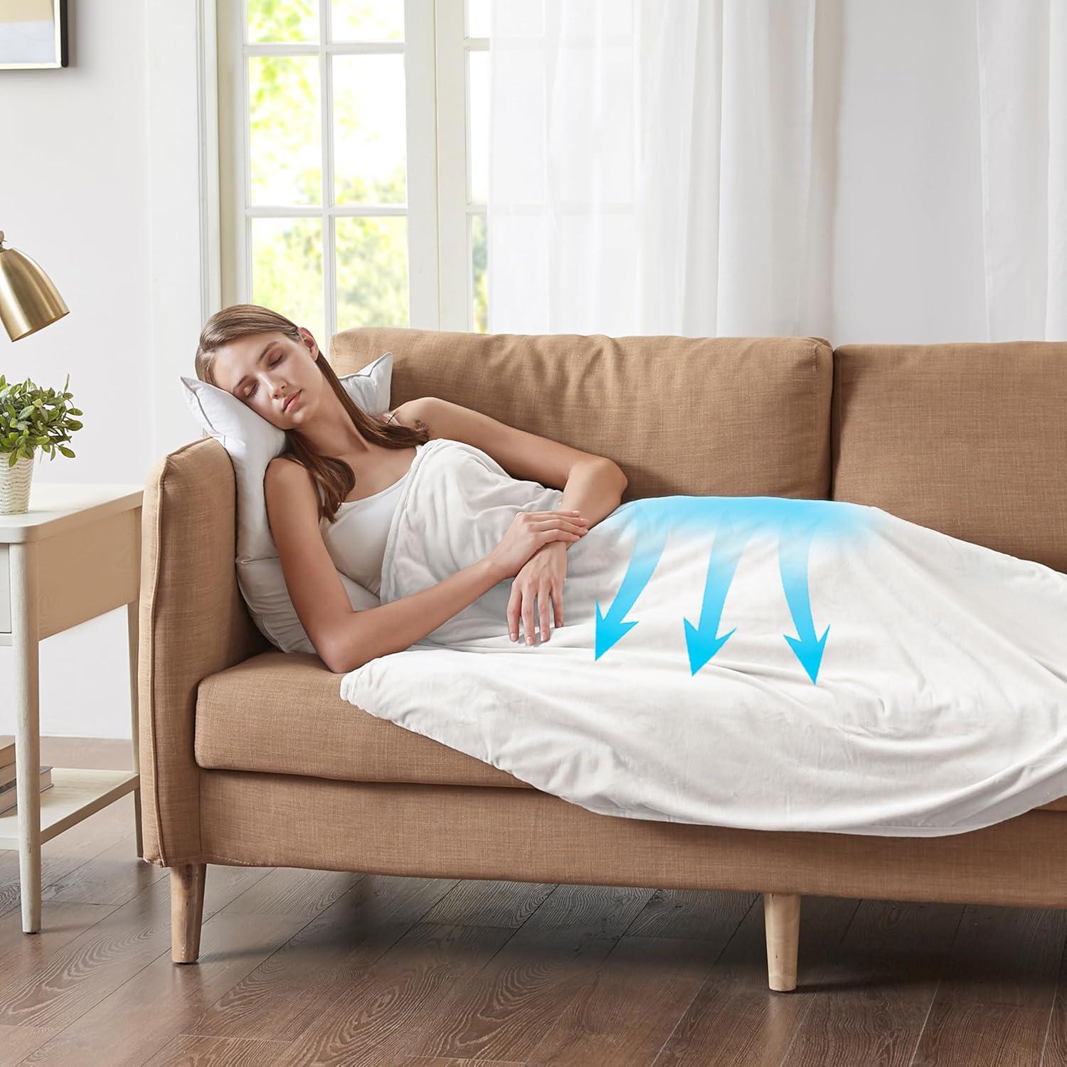 Manta con Peso 6.8 kg Grados de Comodidad 152x203 cm Sherpa