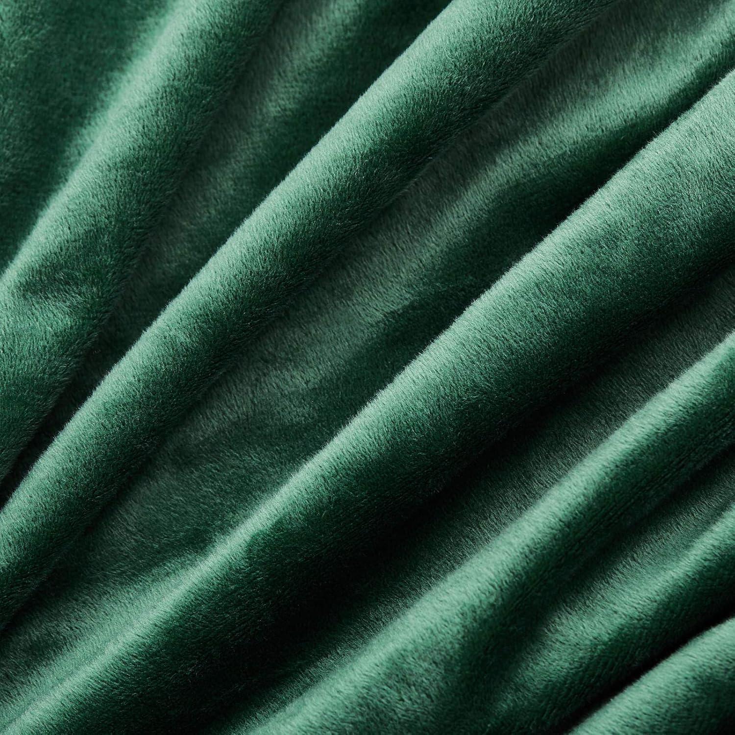Funda de Edredón TONGDADA Verde Oscuro Minky 121x183 cm