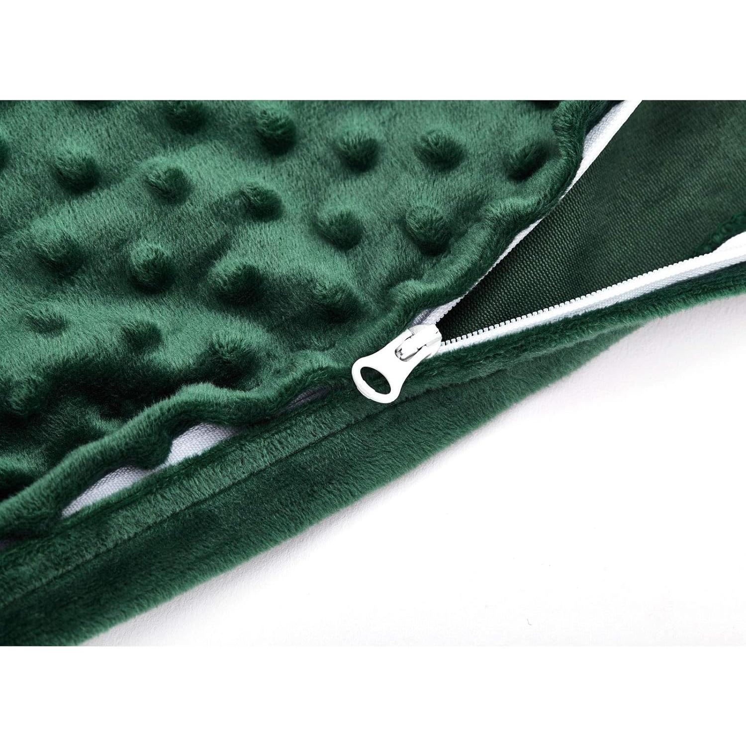 Funda de Edredón TONGDADA Verde Oscuro Minky 121x183 cm