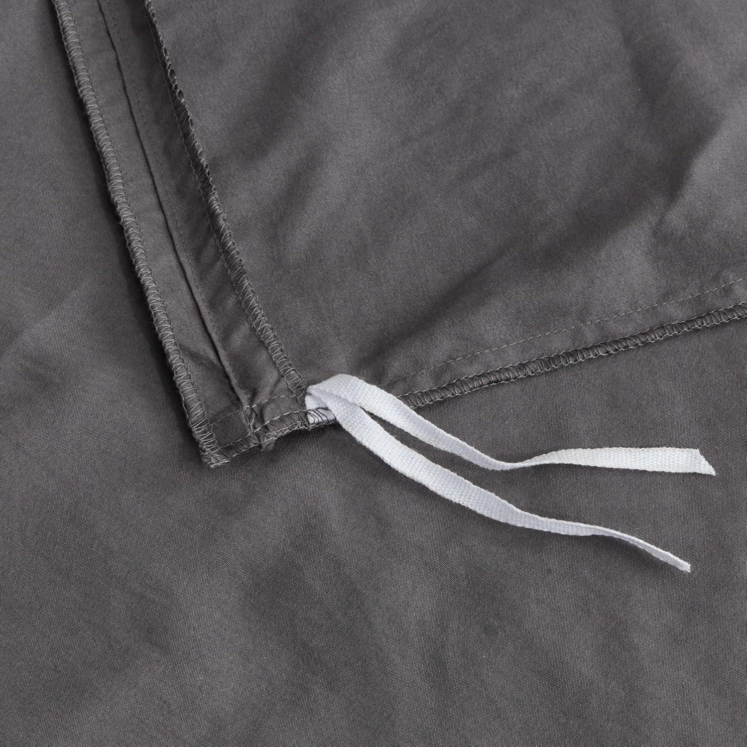 Funda de Edredón EXQ Home 121.92x182.88 cm Gris Oscuro