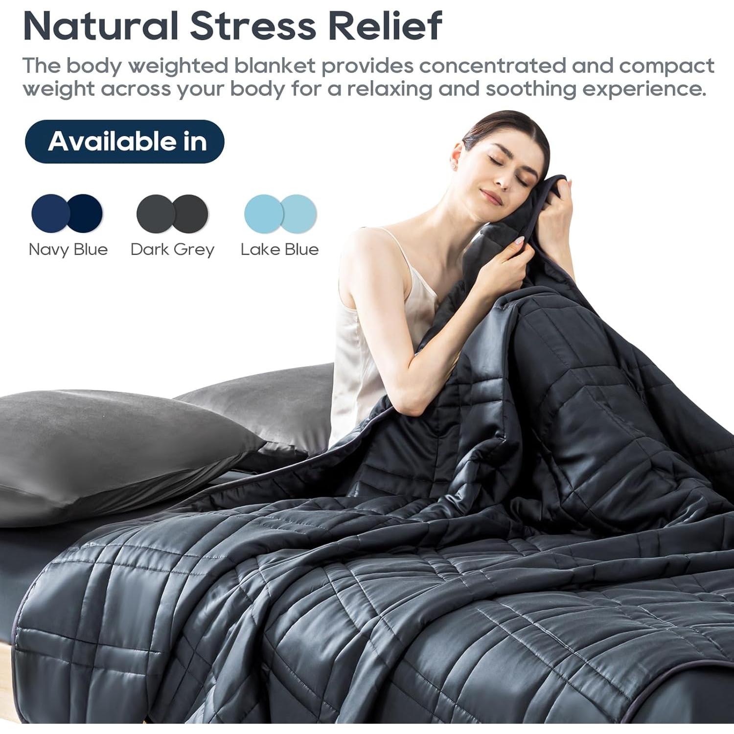 Manta con Peso King 9kg OMYSTYLE Doble Cara Terciopelo Tencel