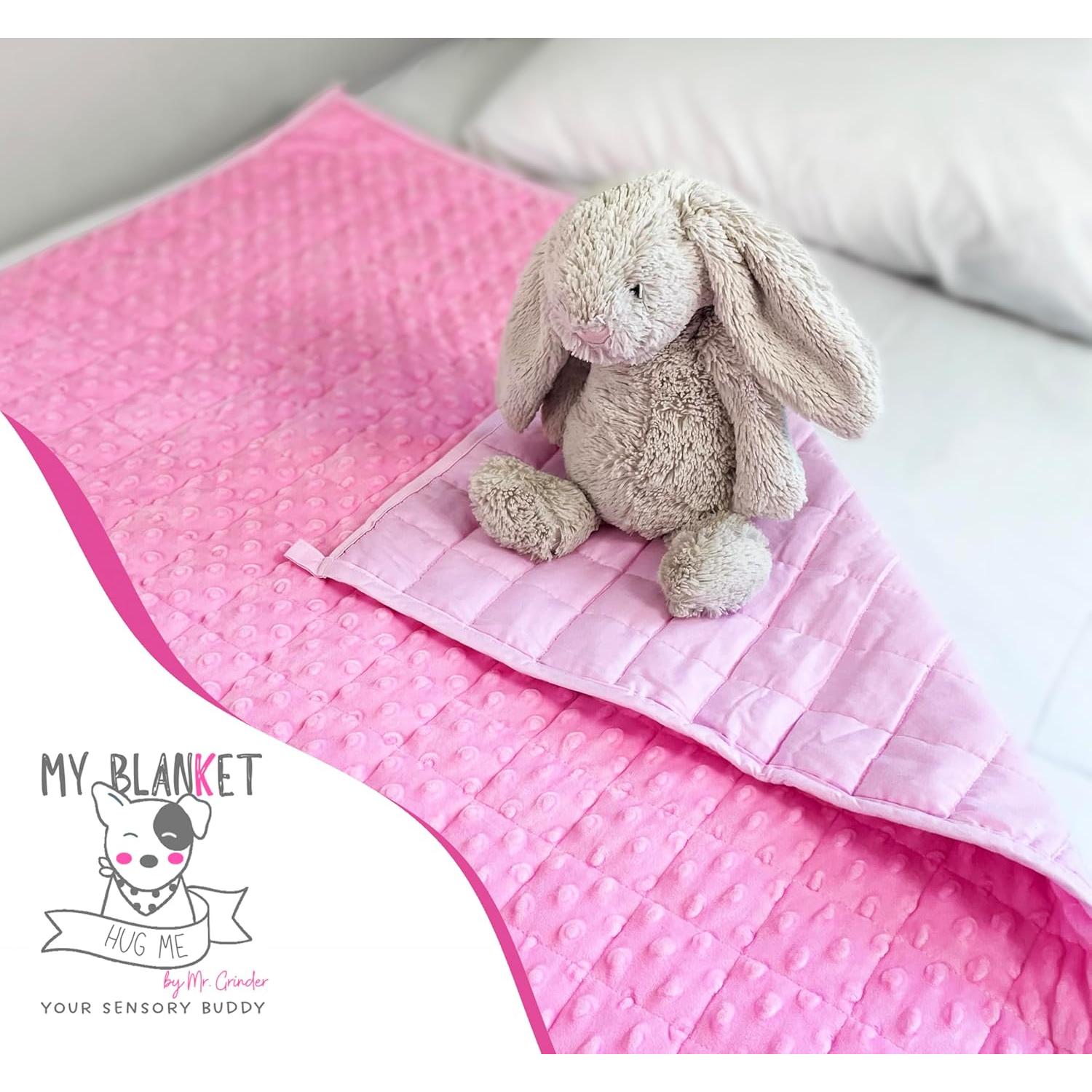 Manta con peso 2.27 kg Mr. Grinder Rosa 91x122 cm