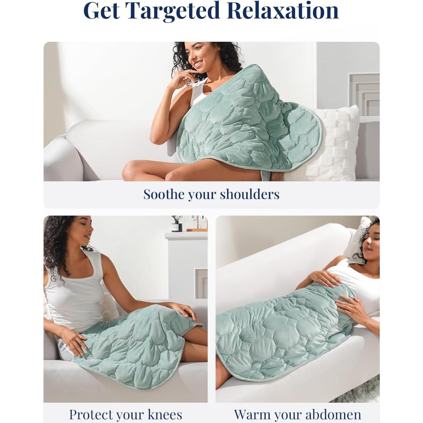 Manta con peso Kivik 3.18 kg 61x74 cm Verde Salvia