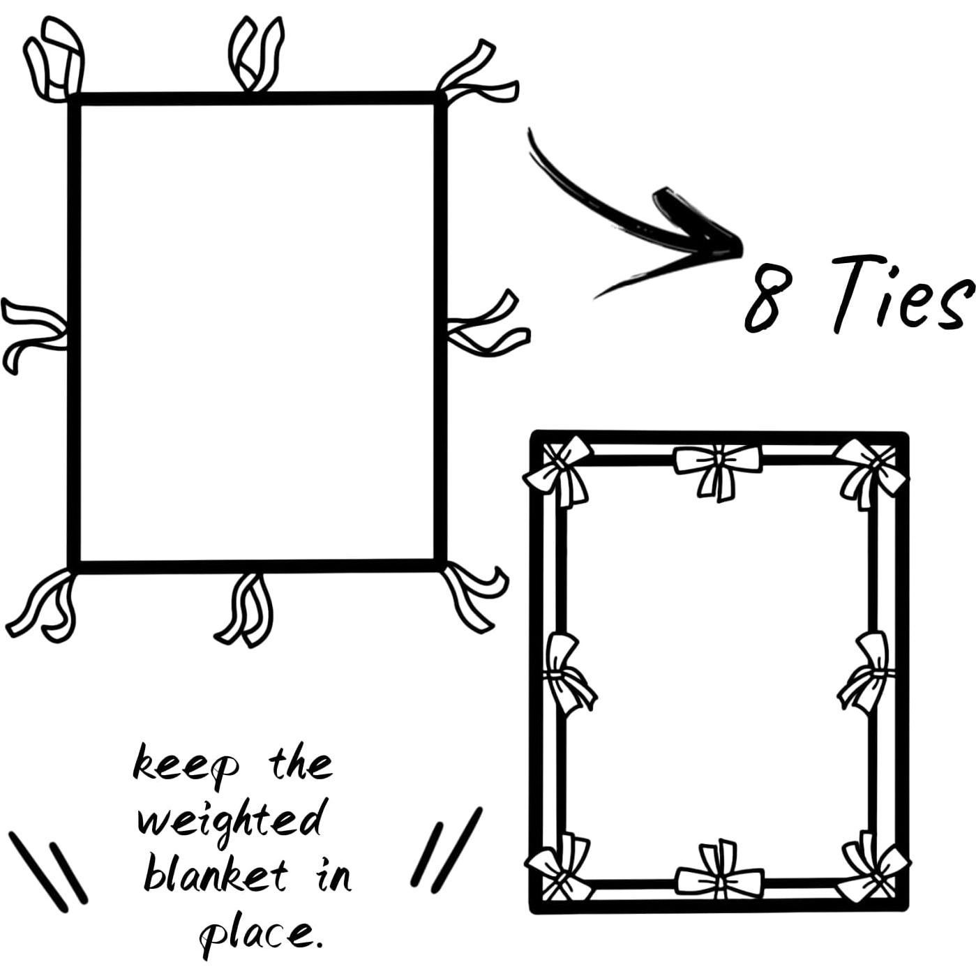 Funda de Manta Pesada UhobeCap 121.9x182.9 cm Azul Oscuro