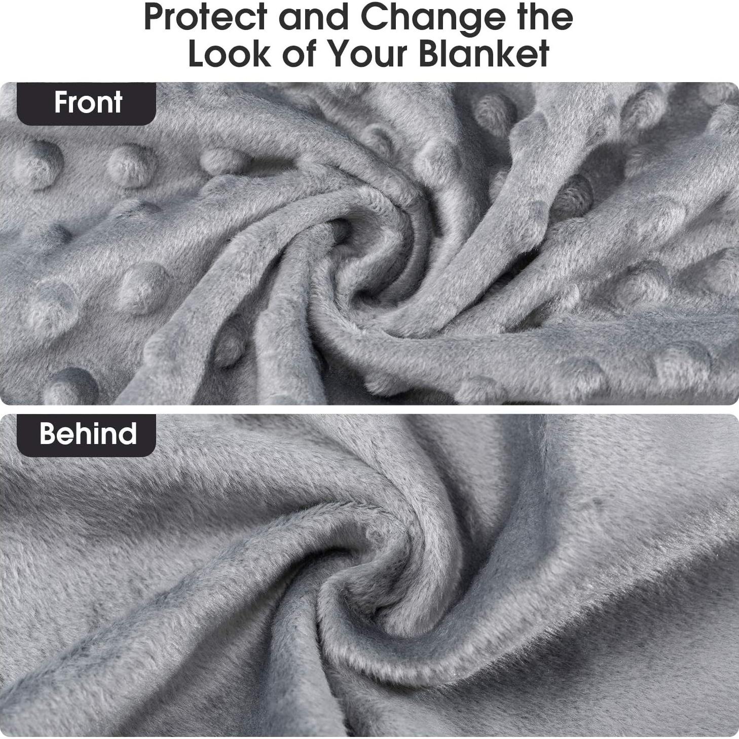 Funda de Edredón Extraíble Acdyion para Manta con Peso 152x203 cm