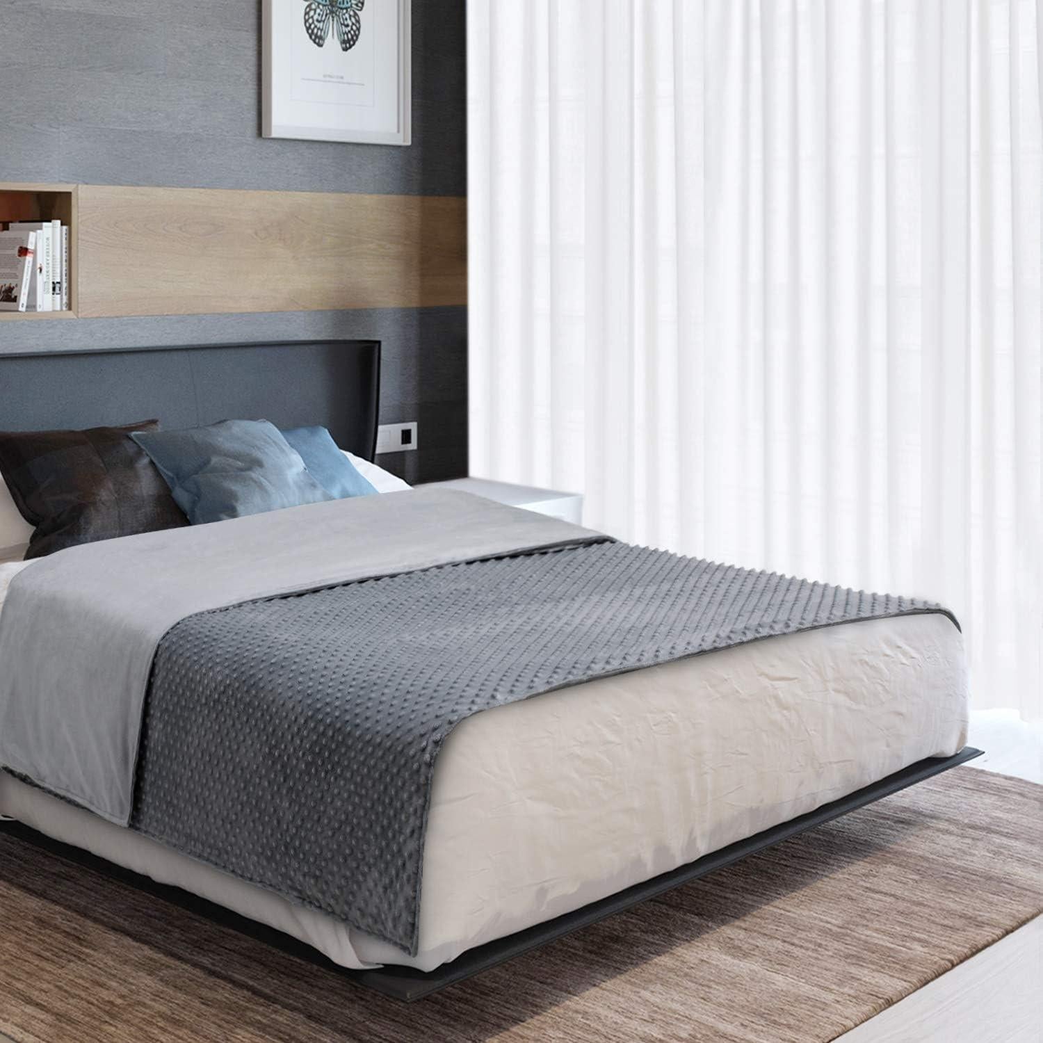 Funda de Edredón Extraíble Acdyion para Manta con Peso 152x203 cm