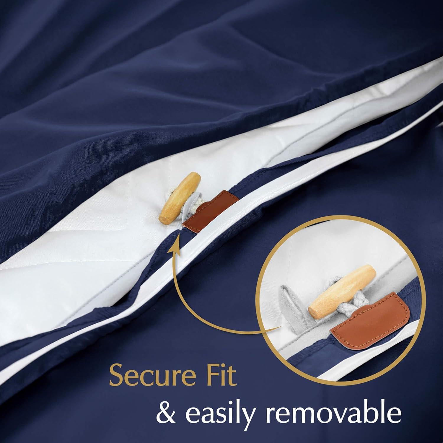 Funda de Manta con Peso Aricove 122x183 cm Azul Medianoche