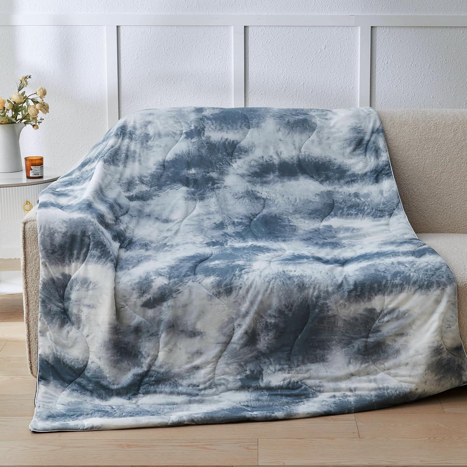 Edredón Refrigerante Cushious Queen 228.6x228.6 cm Gris