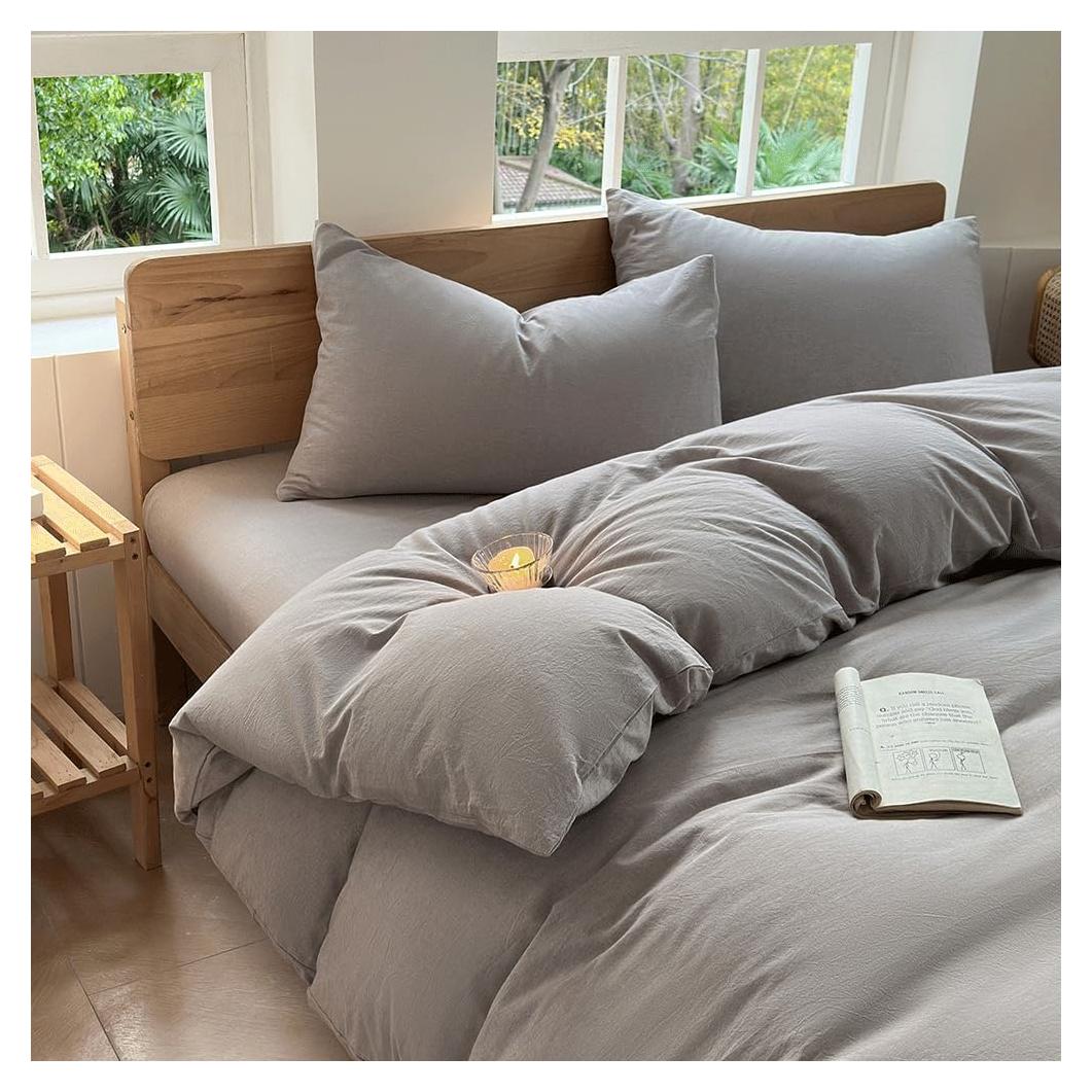 Funda de Manta con Peso NSNLGSGC Algodón 121.92x182.88cm Marrón