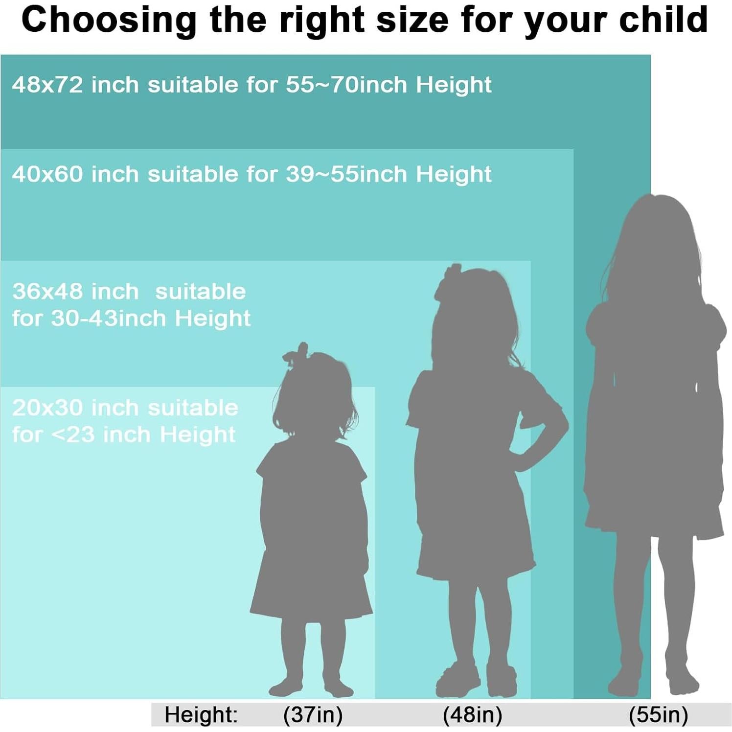 Manta con Peso Yescool 2.27kg para Niños 50.8x76.2cm