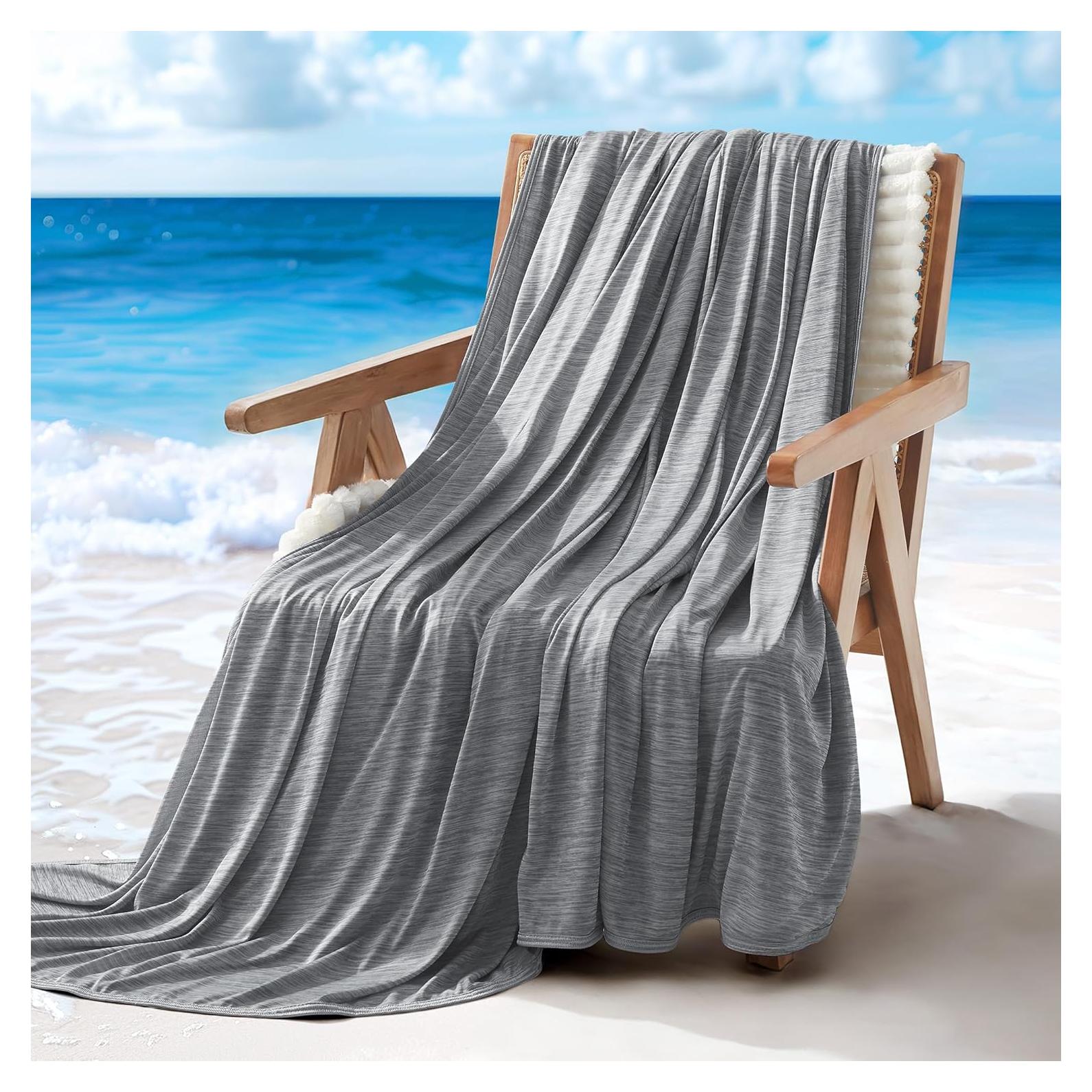 Manta Refrescante Nanotex King Gris Oscuro 274x229 cm