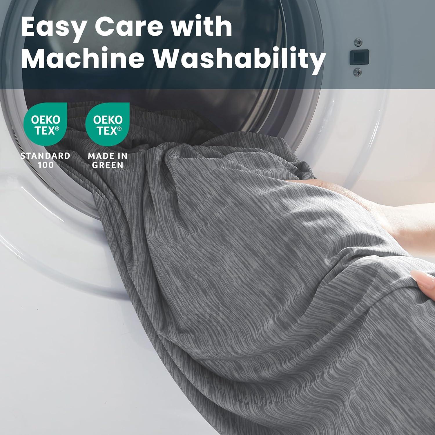 Manta Refrescante Nanotex King Gris Oscuro 274x229 cm