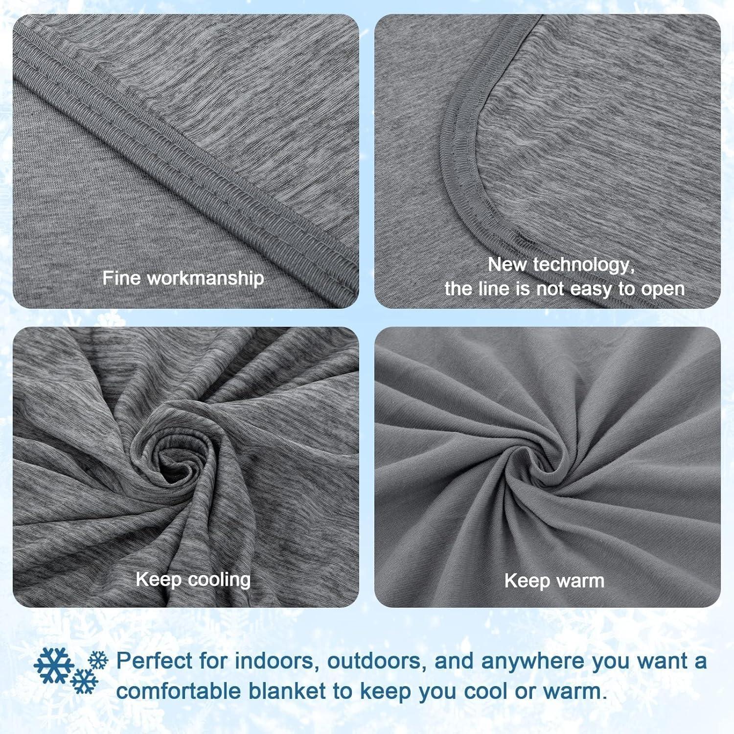 Manta Refrigerante CHOSHOME King Gris 228.6x274.3 cm Suave