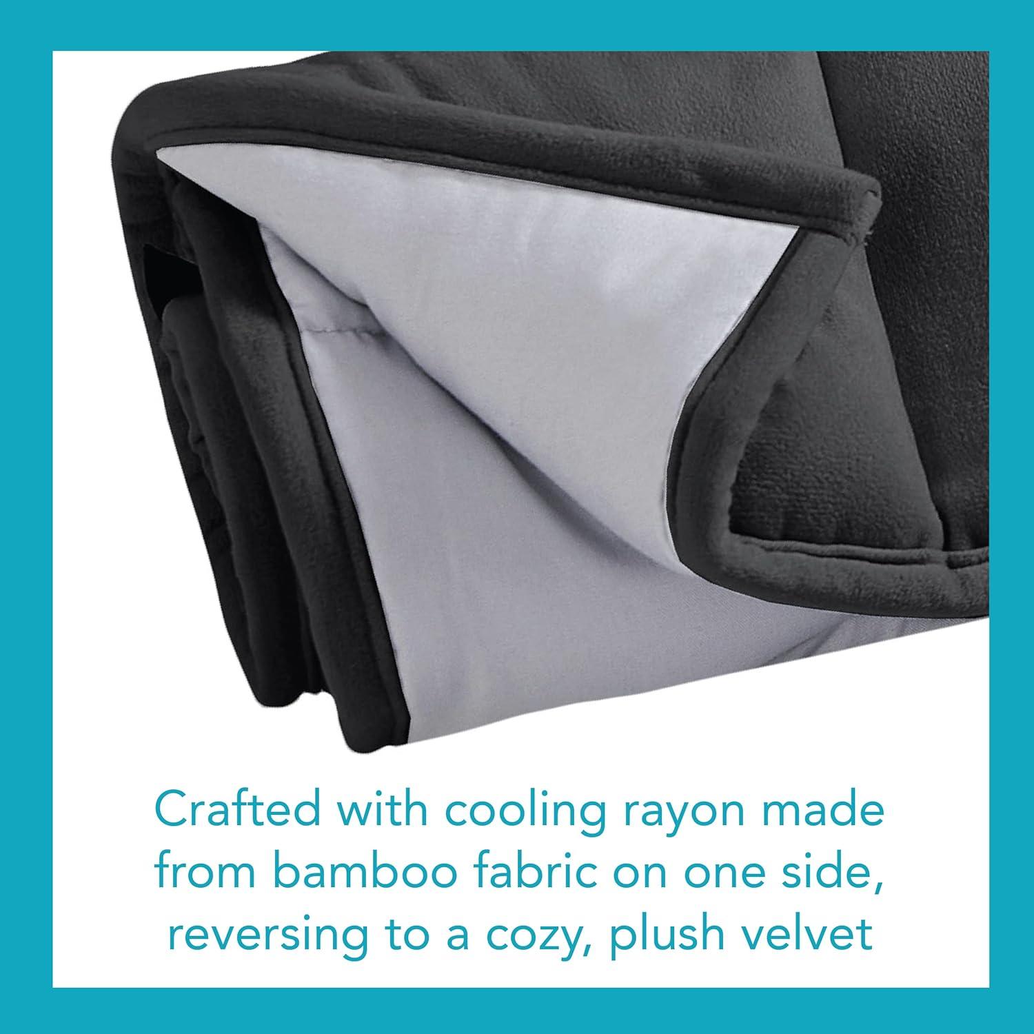 Manta de peso Dream Lab 2.27 kg reversible carbón 50.8x58.4 cm