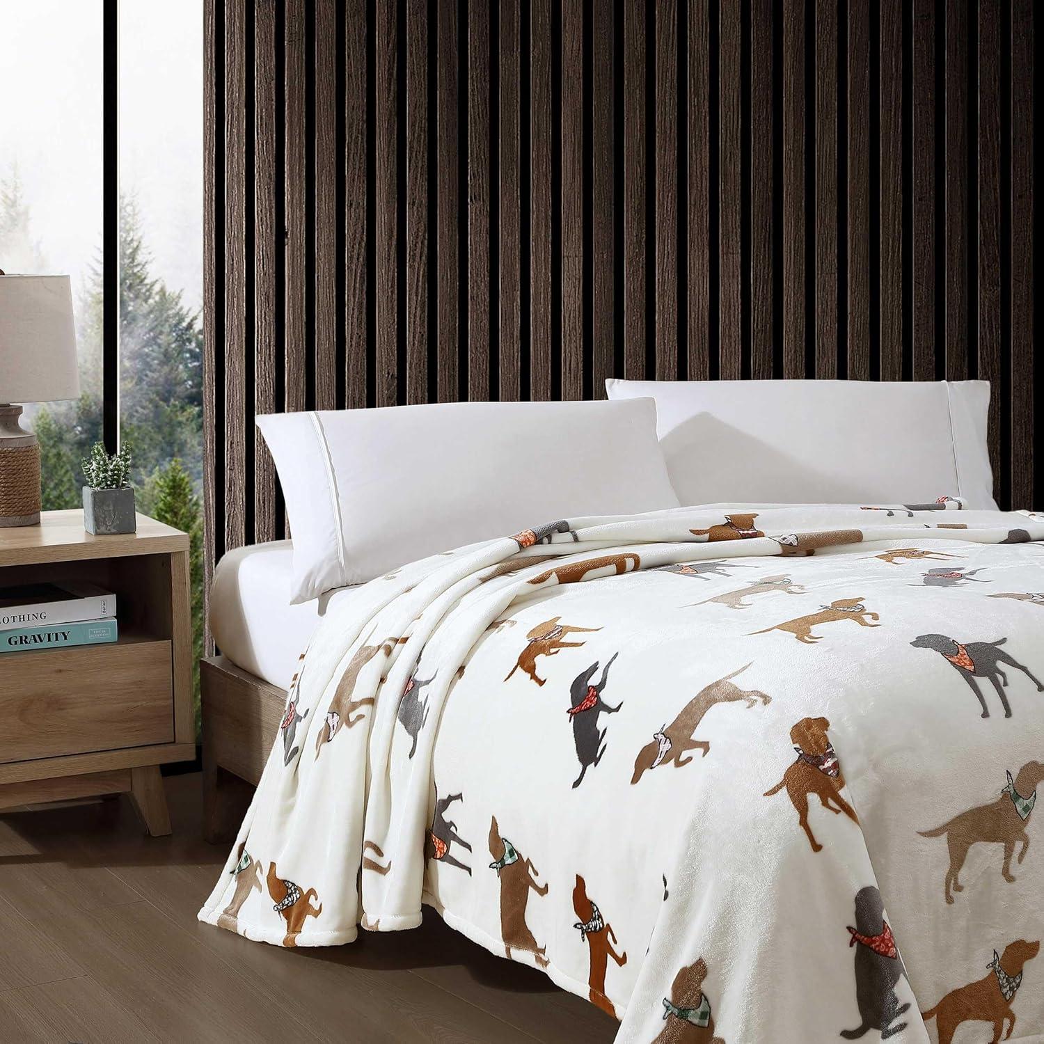 Manta de Cama Completa Eddie Bauer Ultra Suave 228.6x152.4 cm