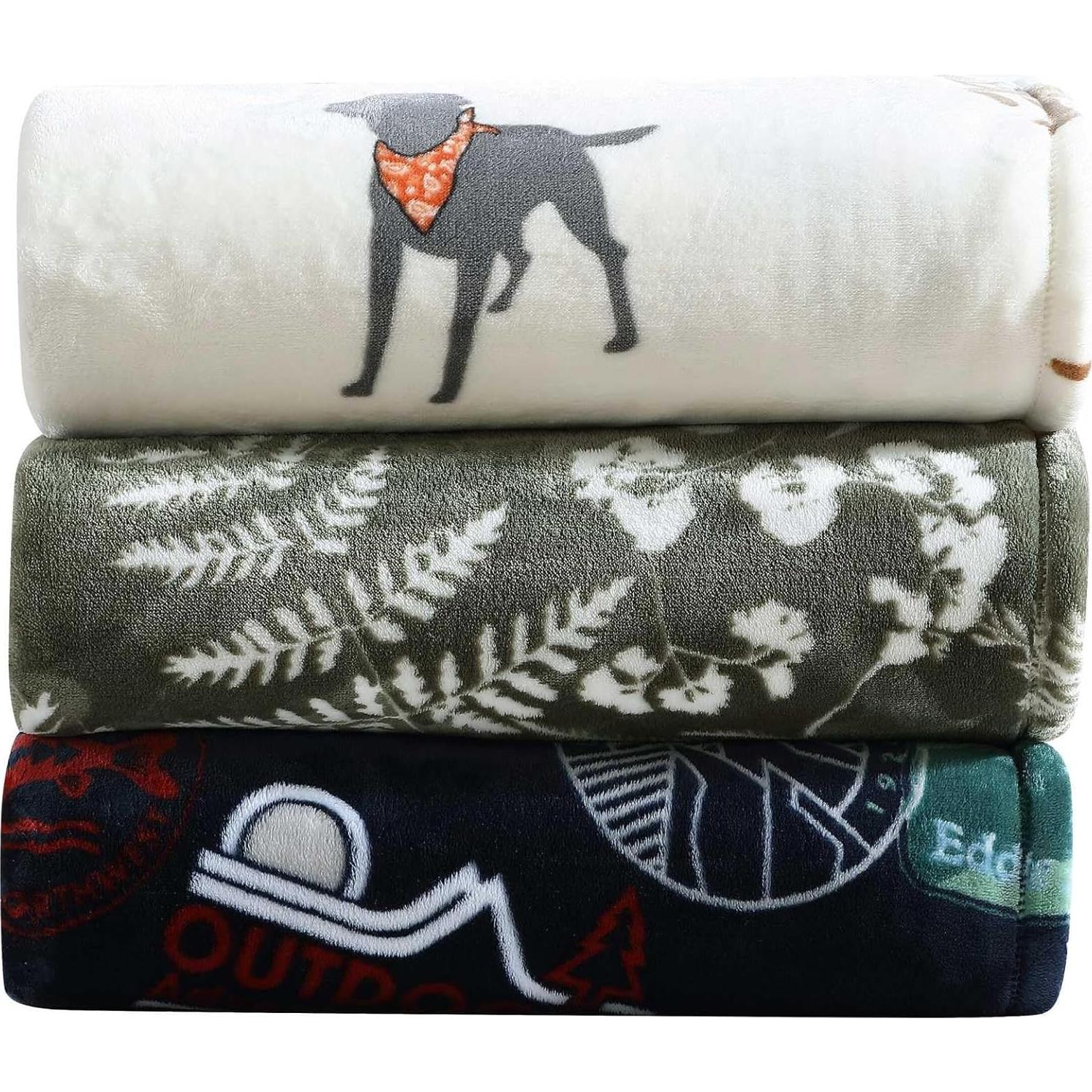 Manta de Cama Completa Eddie Bauer Ultra Suave 228.6x152.4 cm