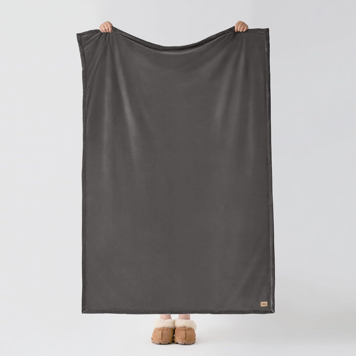 Manta UGG Bliss Sherpa Reversible 127x177 cm Gris