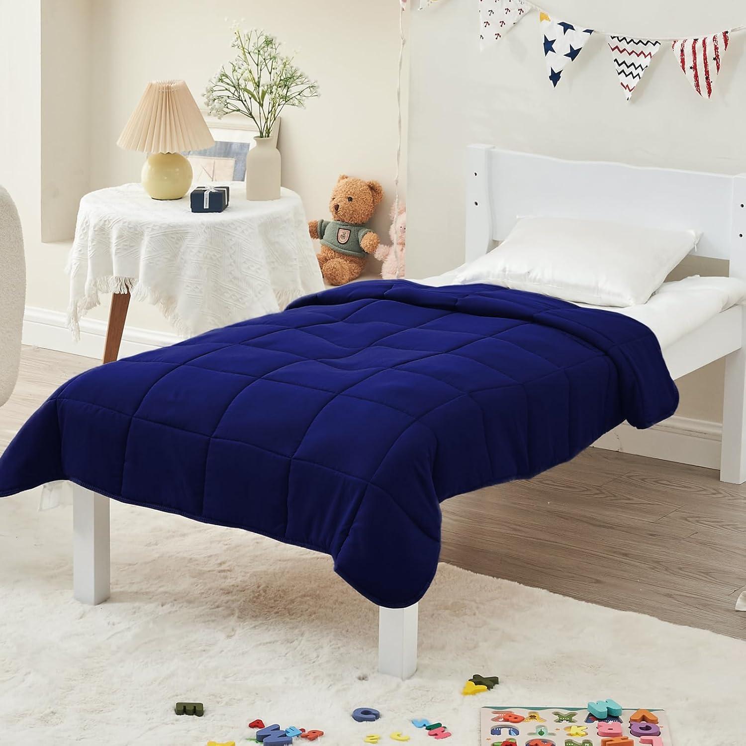 Manta con Peso para Niños Yescool 3.18 kg 104x152 cm Azul