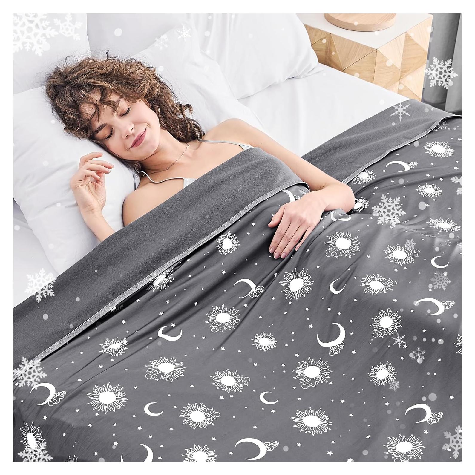 Manta Refrigerante Inhand Reina 228.6x228.6cm Gris Oscuro