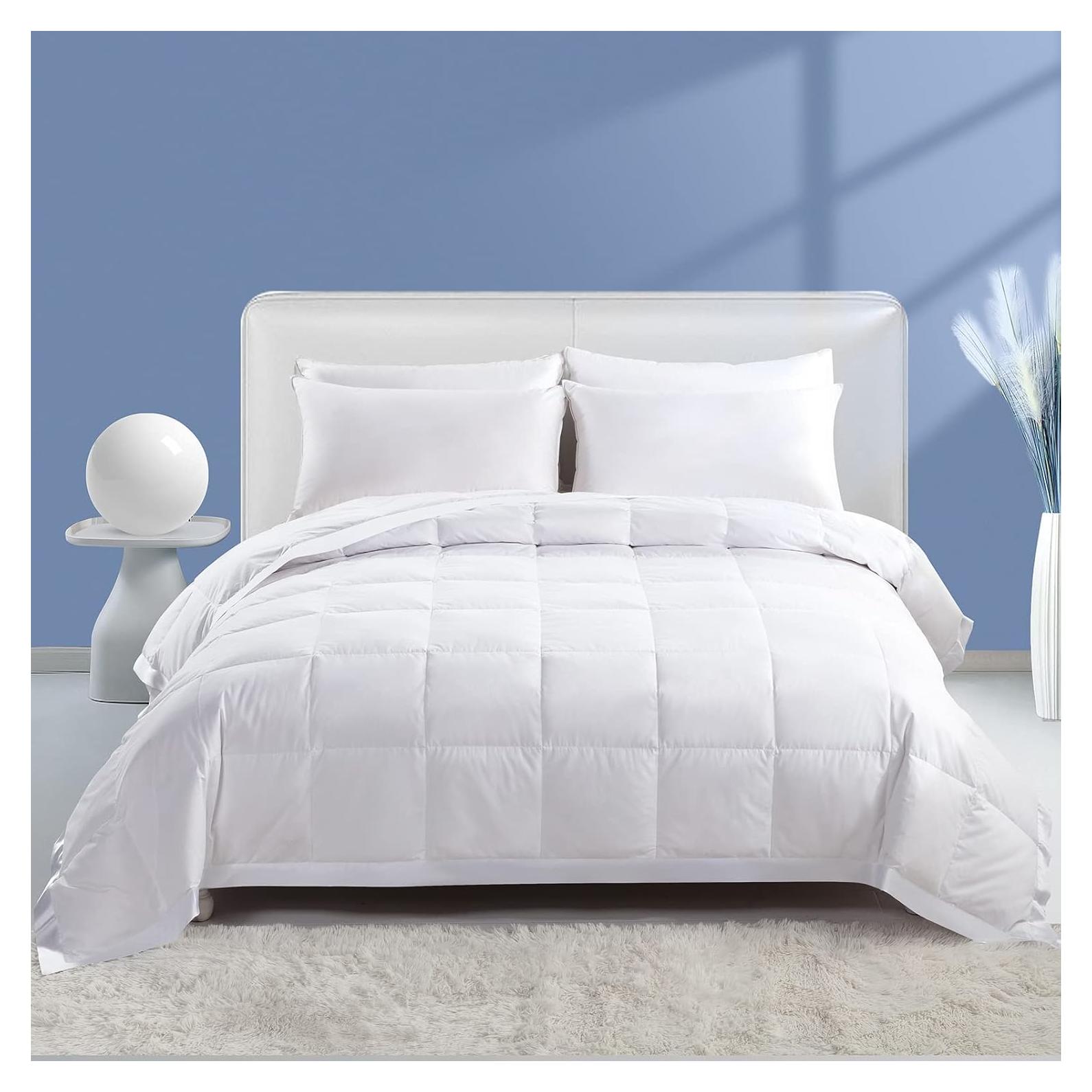 Manta de Plumas y Plumón Dafinner King Ultra Ligera 106x90cm