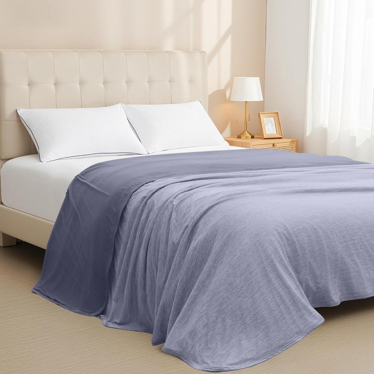 Manta Refrigerante HYLEORY Reina 90x90 Azul Transpirable