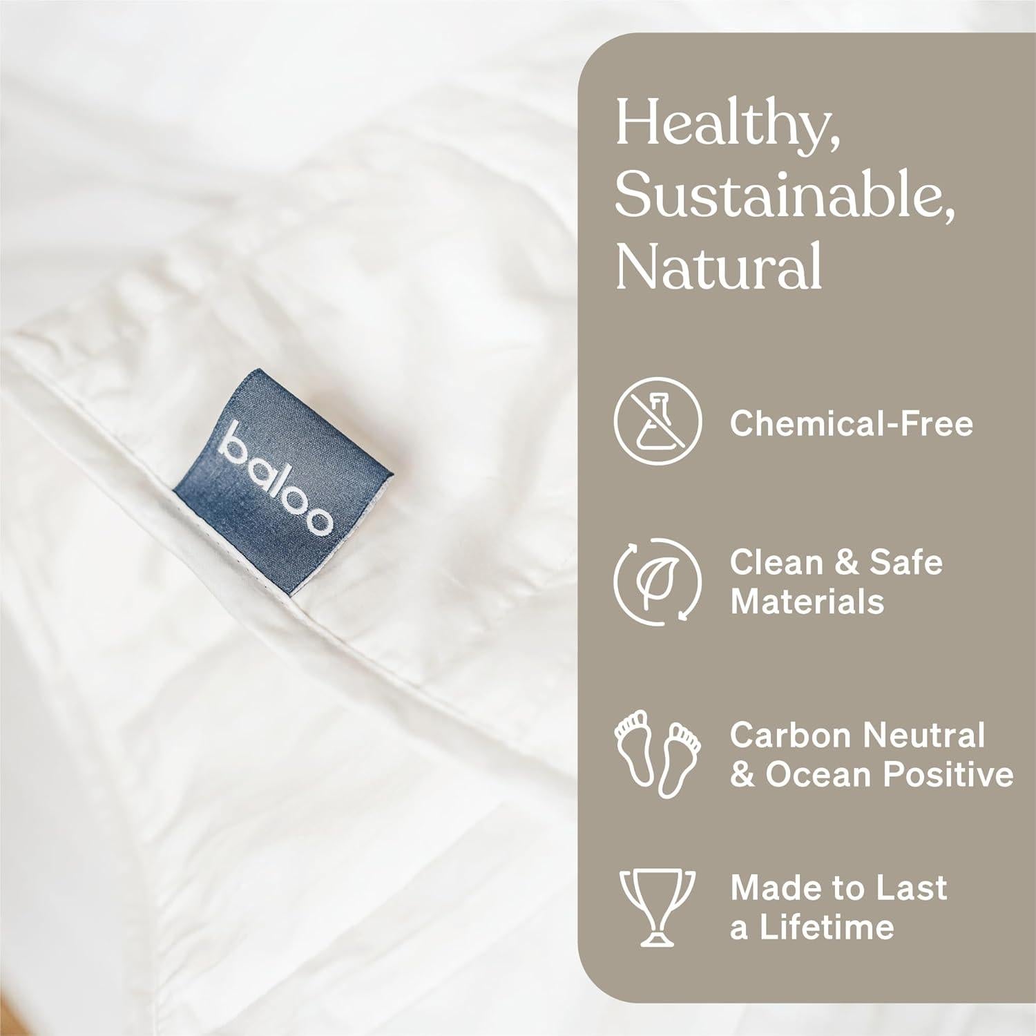 Edredón con peso Baloo 9 kg Doble/Reina 228x228 cm Algodón