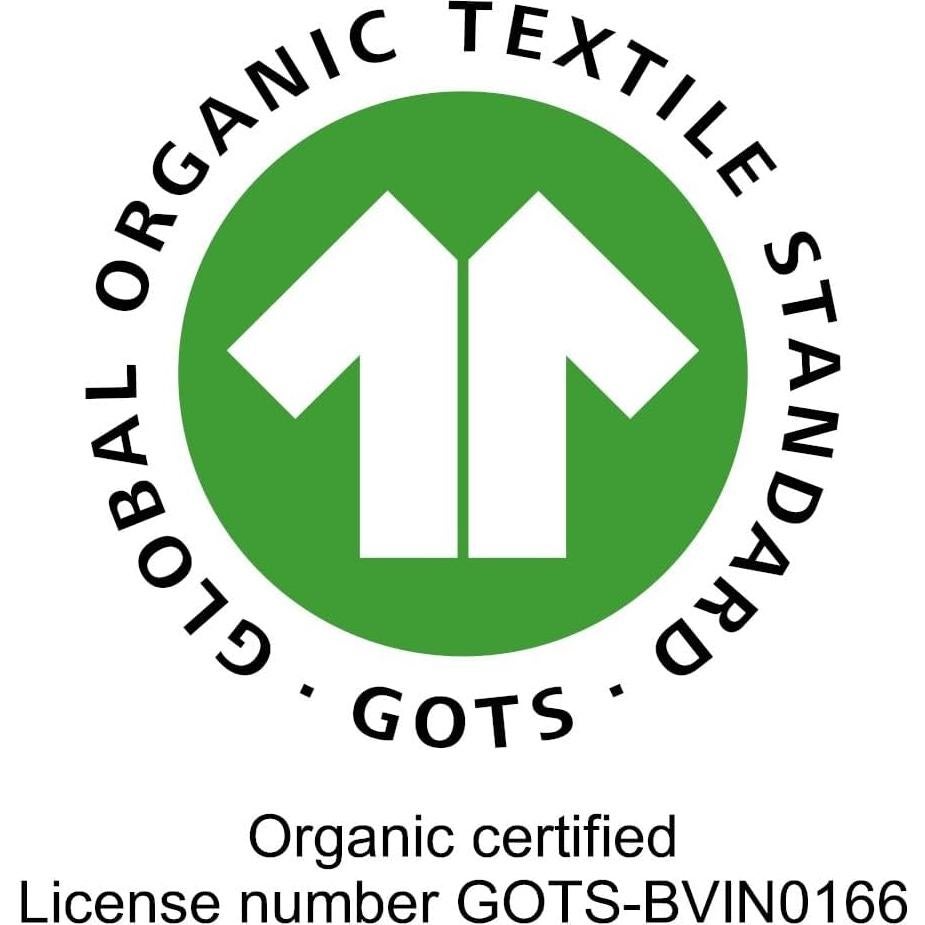 Manta de Peso Medio Beatrice Home Fashions 100% Algodón Orgánico Azul Marino