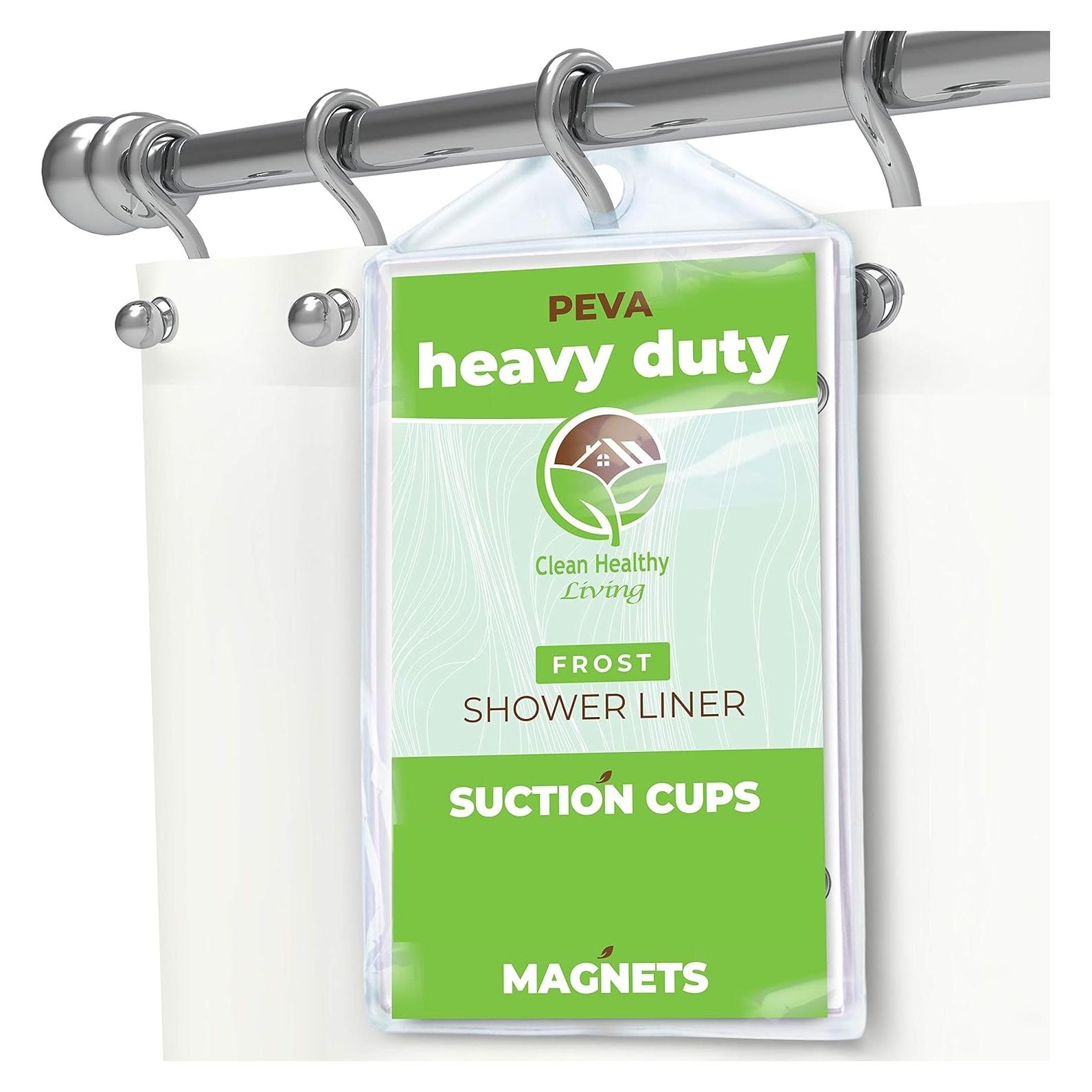 Cortina de Ducha PEVA Frost Clean Healthy Living 178x183cm