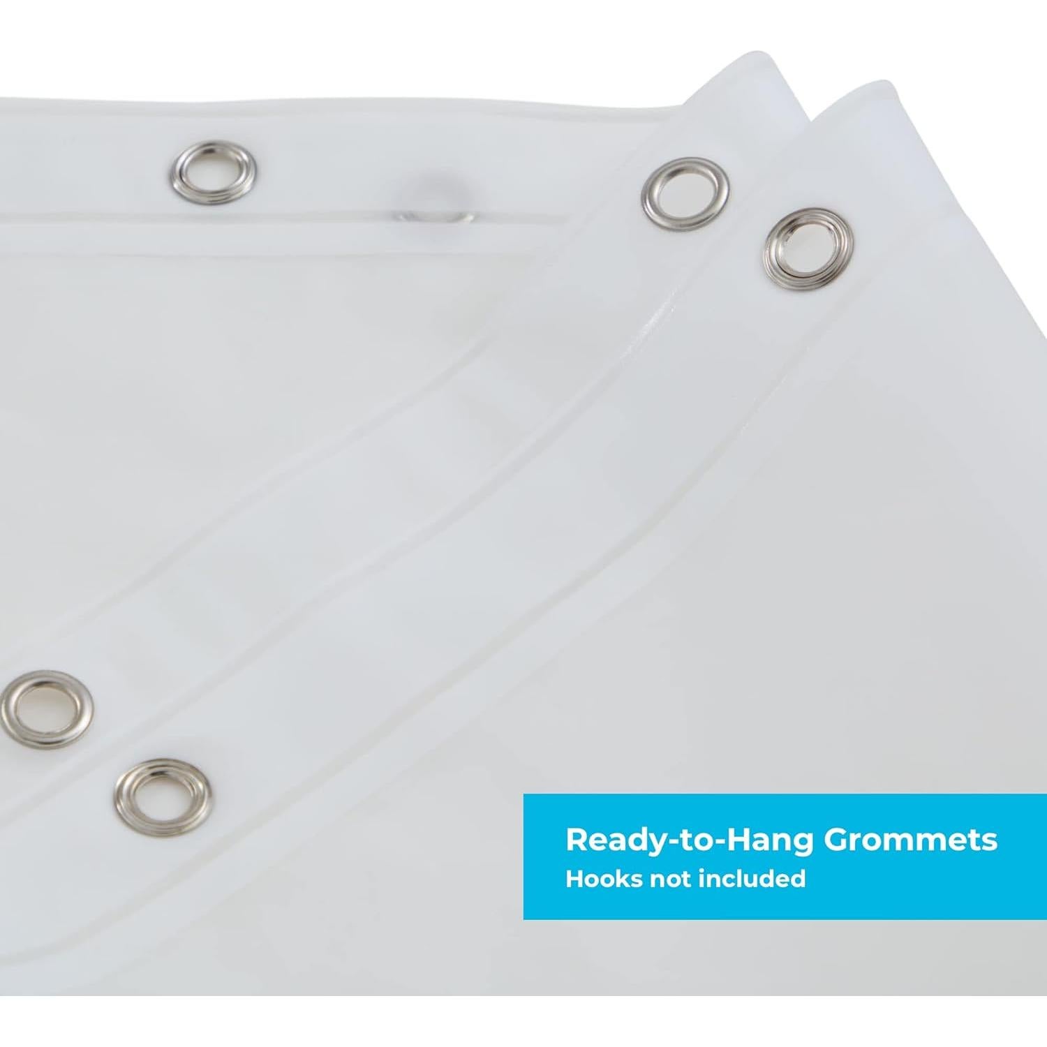 Forro de Ducha Linenspa PEVA Impermeable 182.88 x 182.88 cm