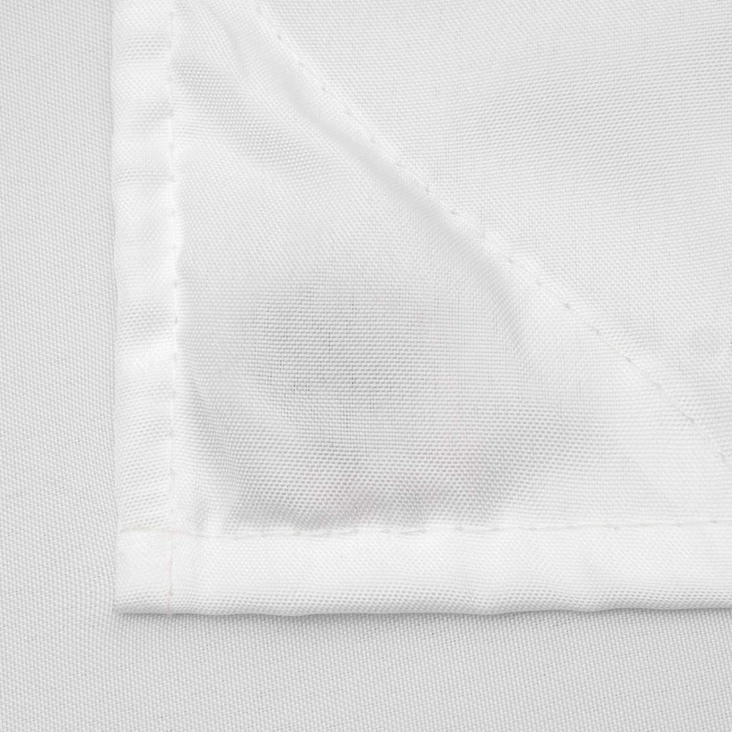 Cortina de Ducha Impermeable N&Y HOME 177.8x137.2 cm Blanca