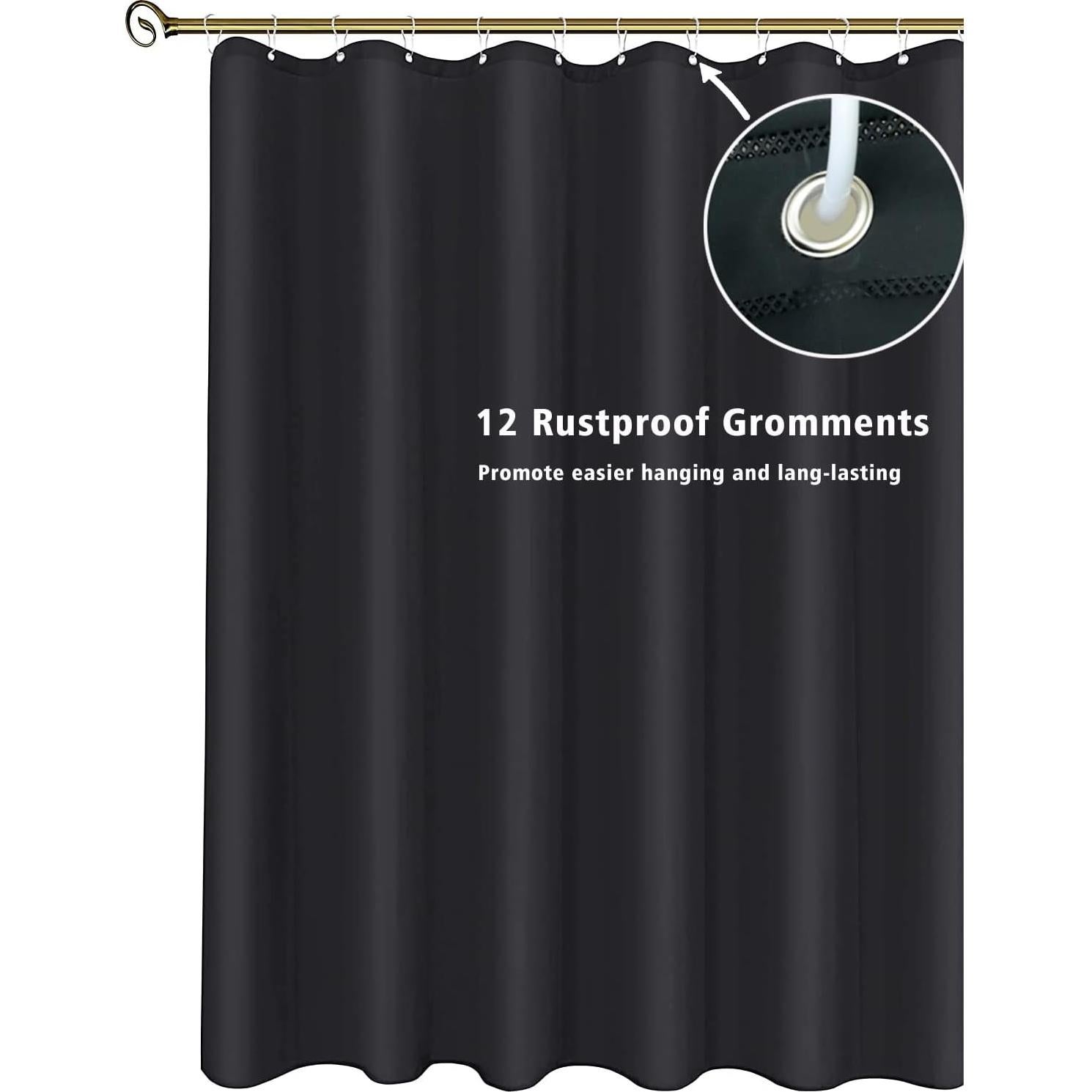 Forro de Cortina de Ducha FINEBAT 100% PEVA Impermeable 1 Unidad