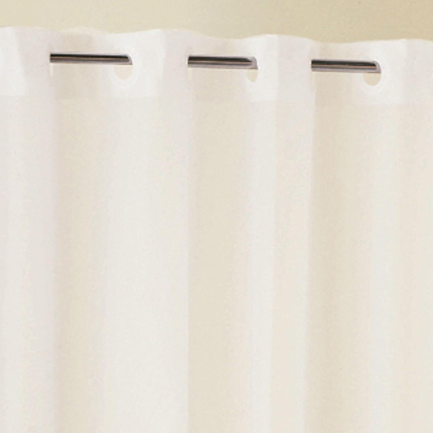 Cortina de Ducha PEVA Hookless 180x188 cm Repelente al Agua