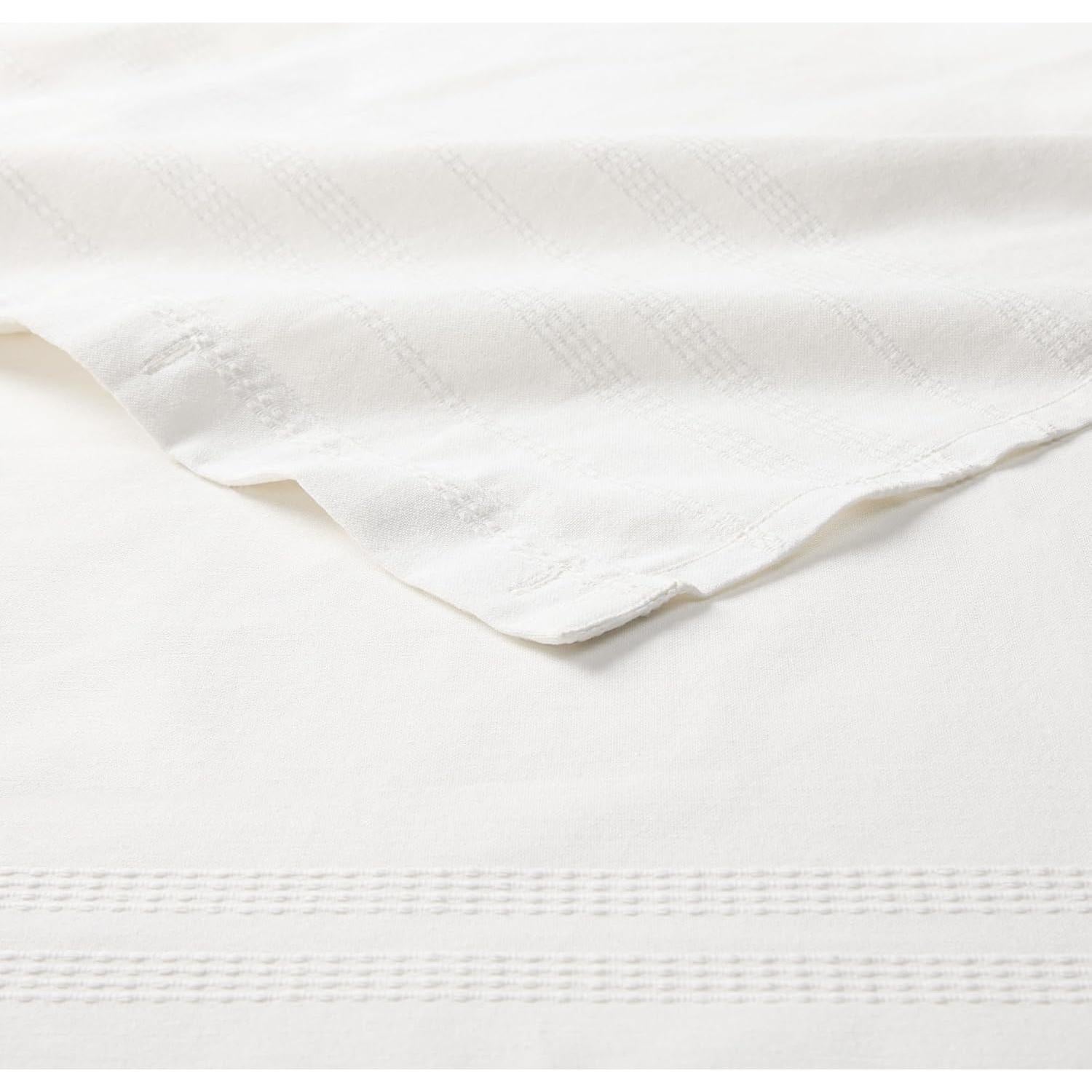 Cortina de Ducha Texturizada Town & Country Sophia 178x183 cm Blanca