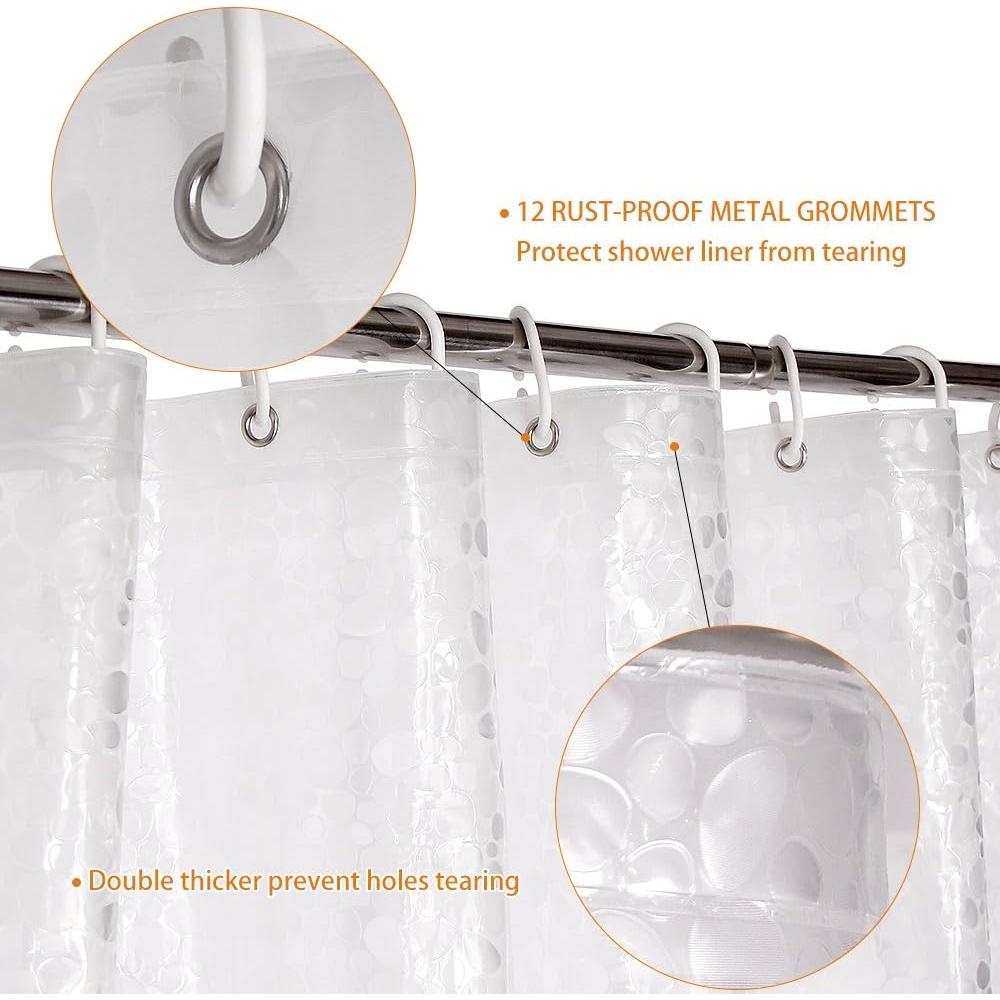 Cortina de Ducha WELTRXE EVA 182.88x182.88cm Impermeable