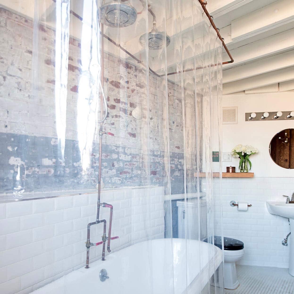 Forro de Cortina de Ducha PEVA Kent & West 72x72 cm Claro