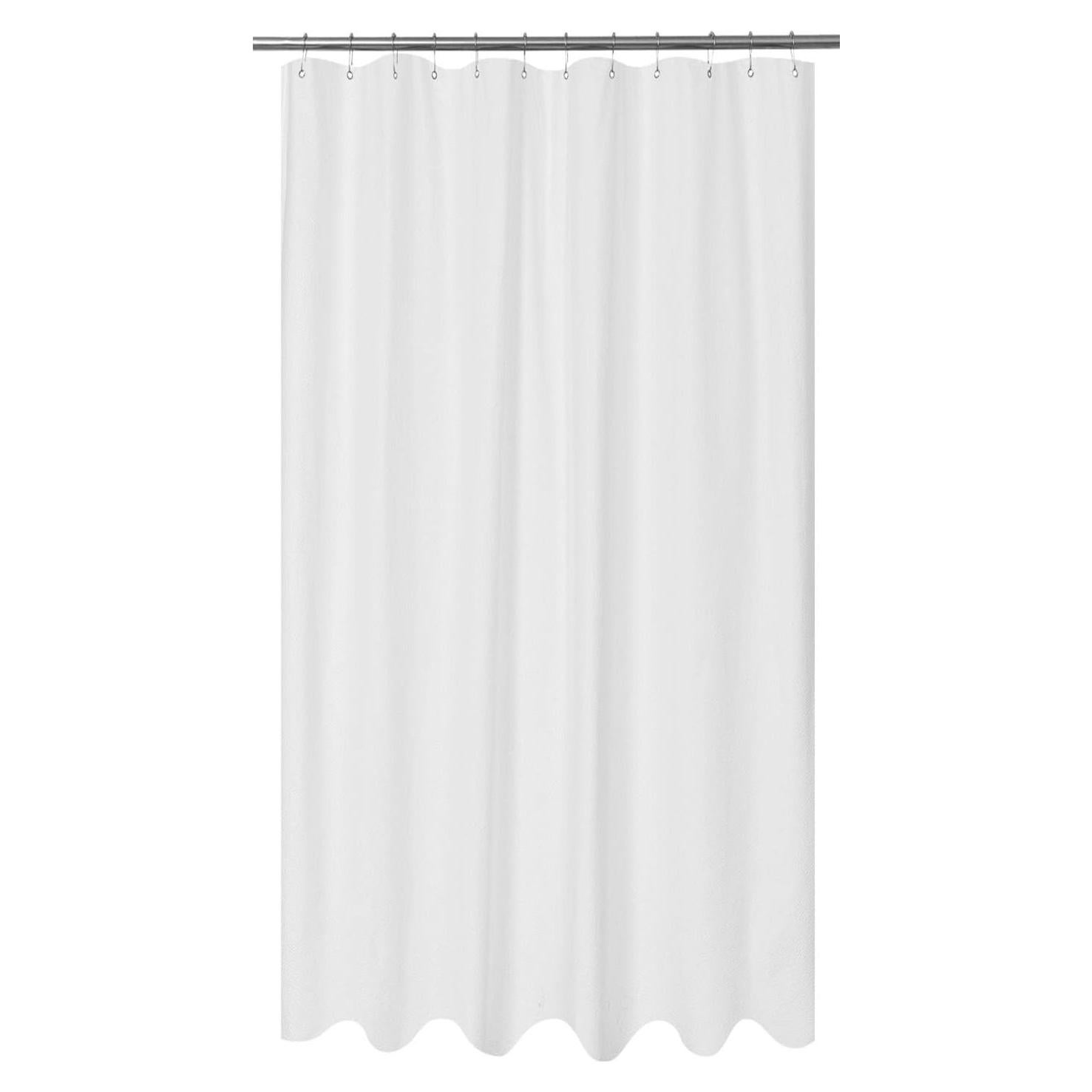 Cortina de Ducha Microfibra Sra. Awesome 180x244 cm Blanca