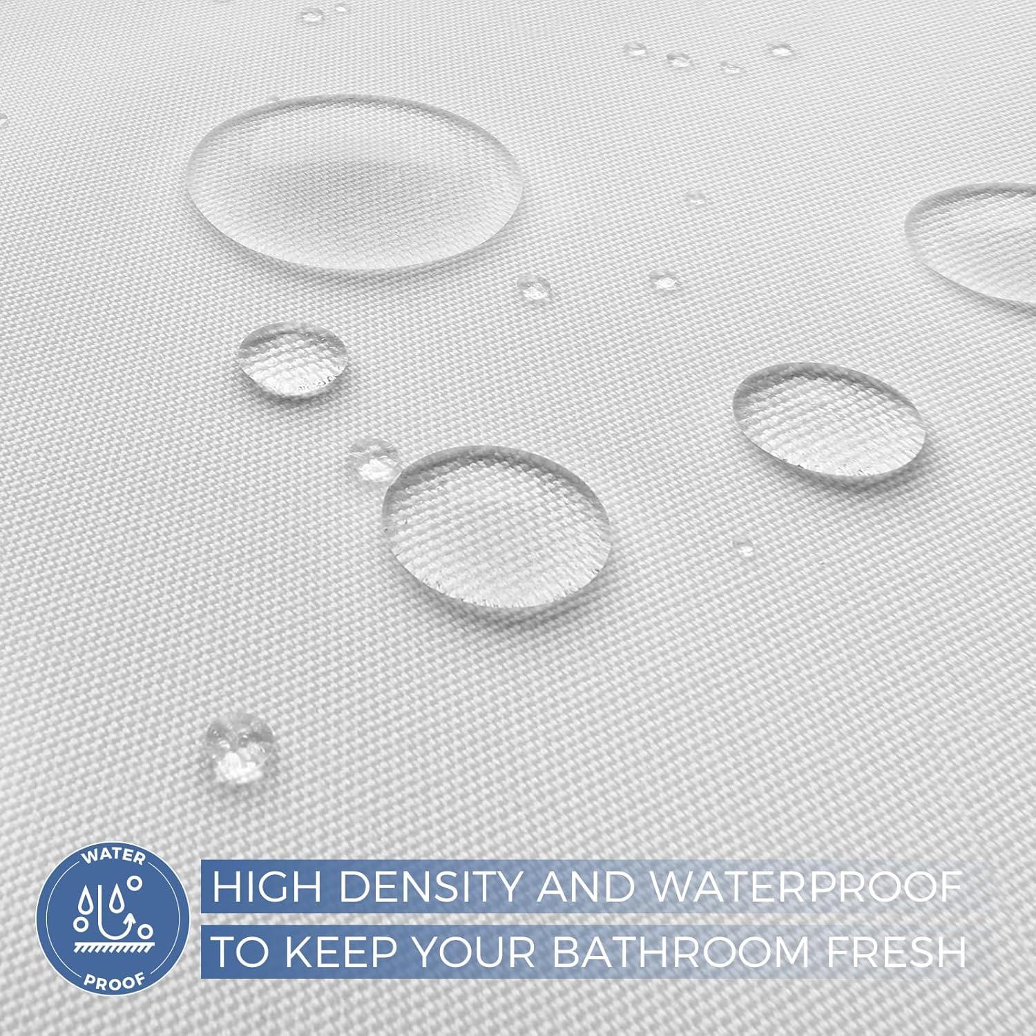 Forro de Ducha Impermeable Downluxe 178x183 cm Blanco