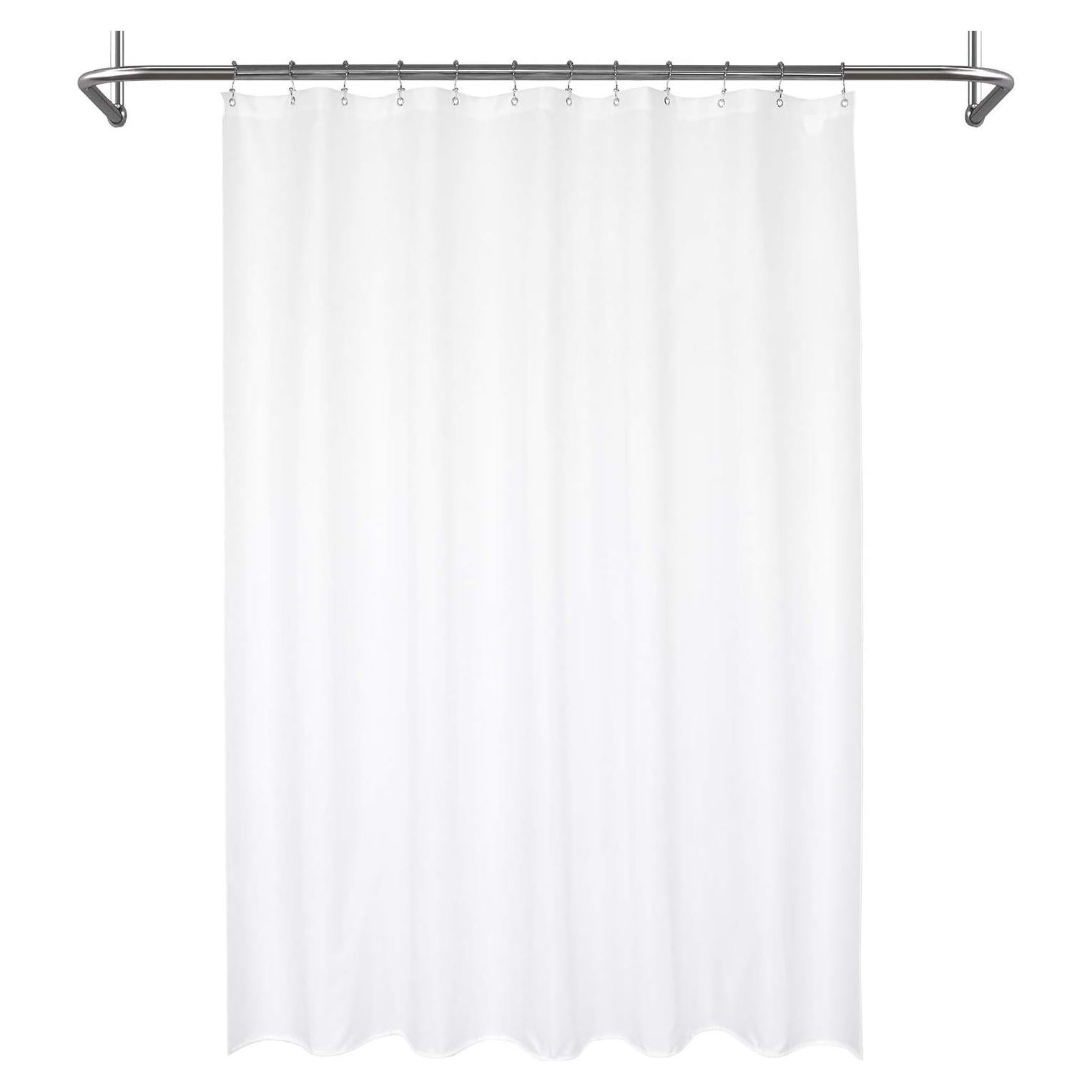Cortina de Ducha Impermeable Sra Asombrosa 182.88x182.88 cm Blanca