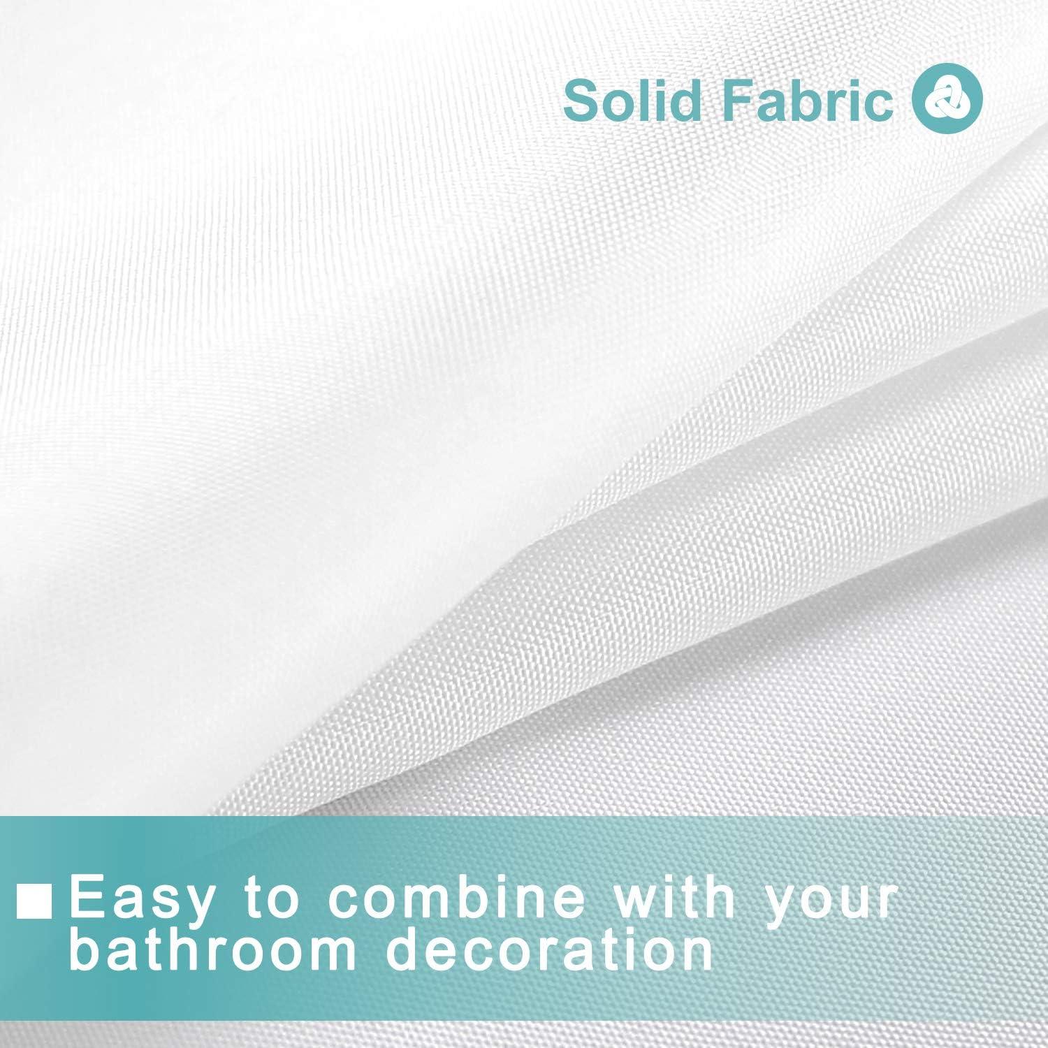 Cortina de Ducha Impermeable Sra Asombrosa 182.88x182.88 cm Blanca