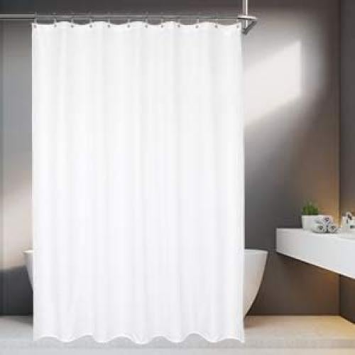 Cortina de Ducha Impermeable Sra Asombrosa 182.88x182.88 cm Blanca
