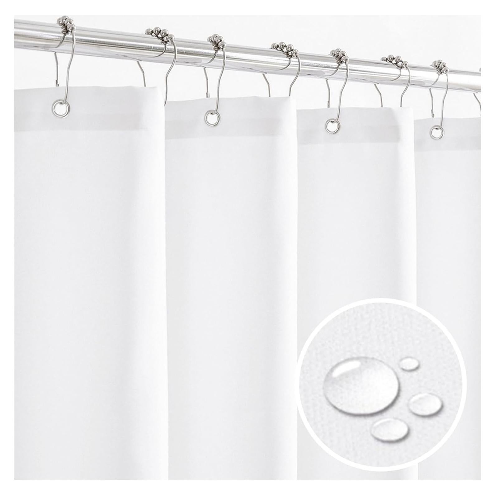 Funda de Ducha Impermeable Felisa 182.88x182.88 cm Blanca