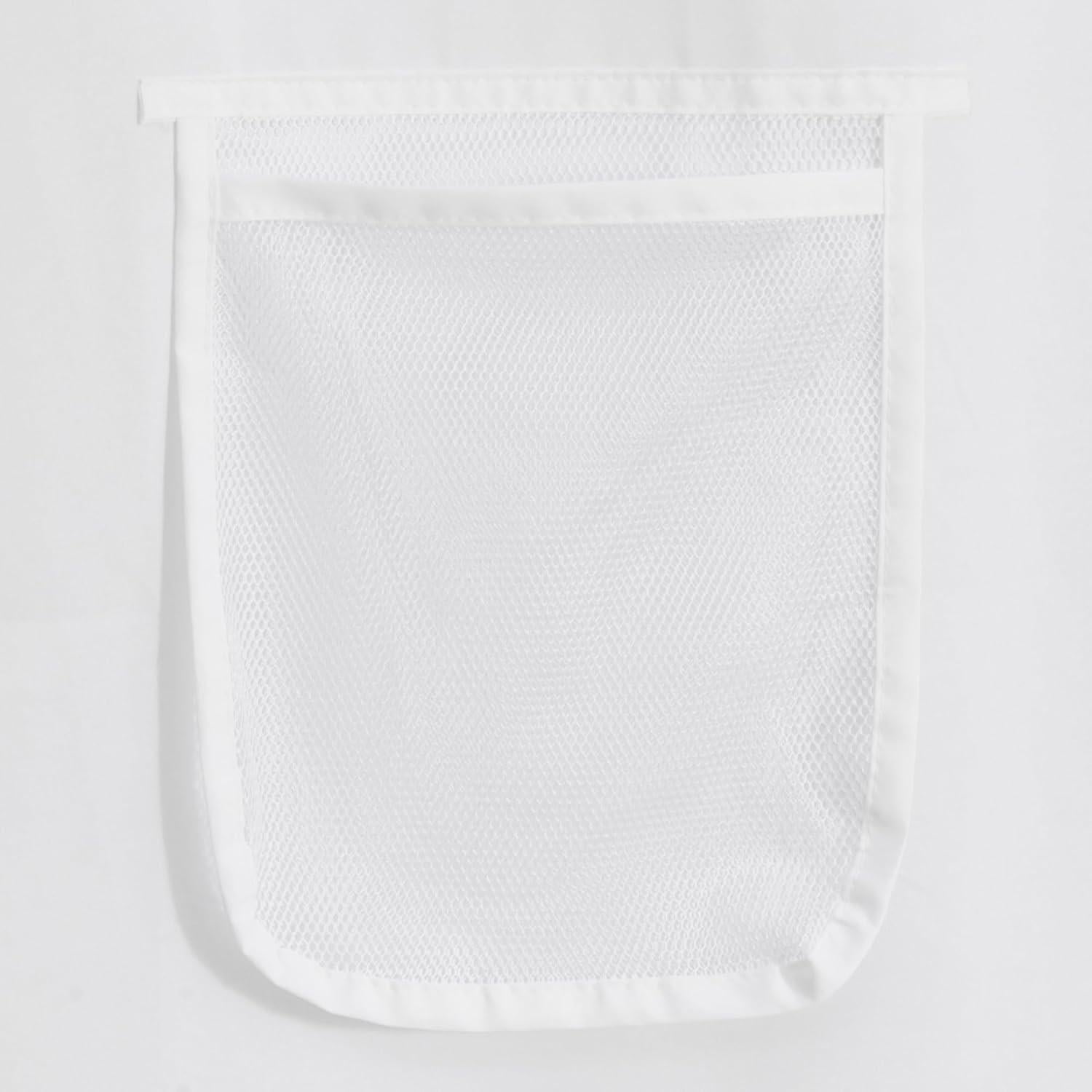 Cortina de Ducha N&Y HOME Blanca Repelente al Agua 180x183 cm