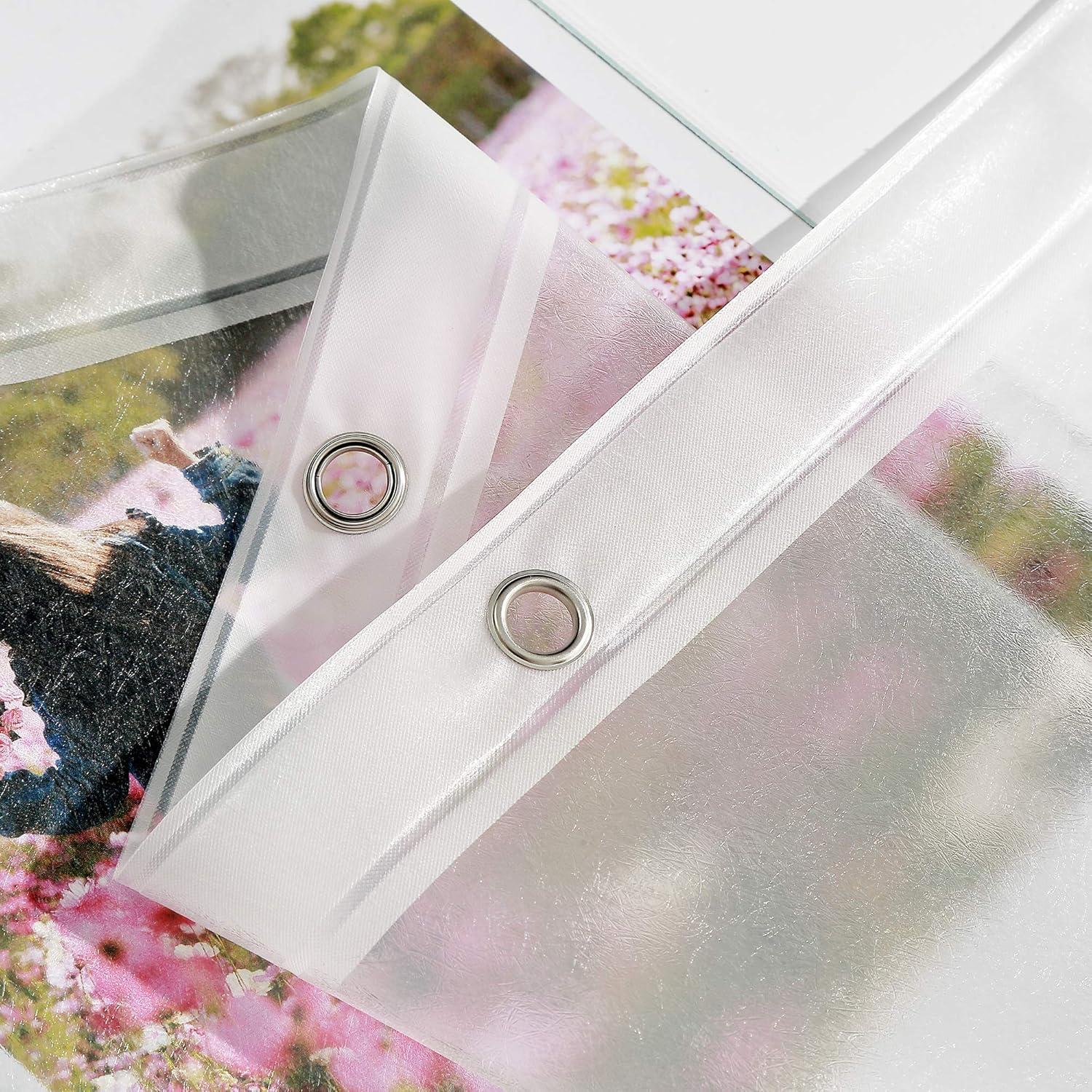 Forro de Cortina de Ducha AooHome EVA 182.88x190.5 cm Impermeable