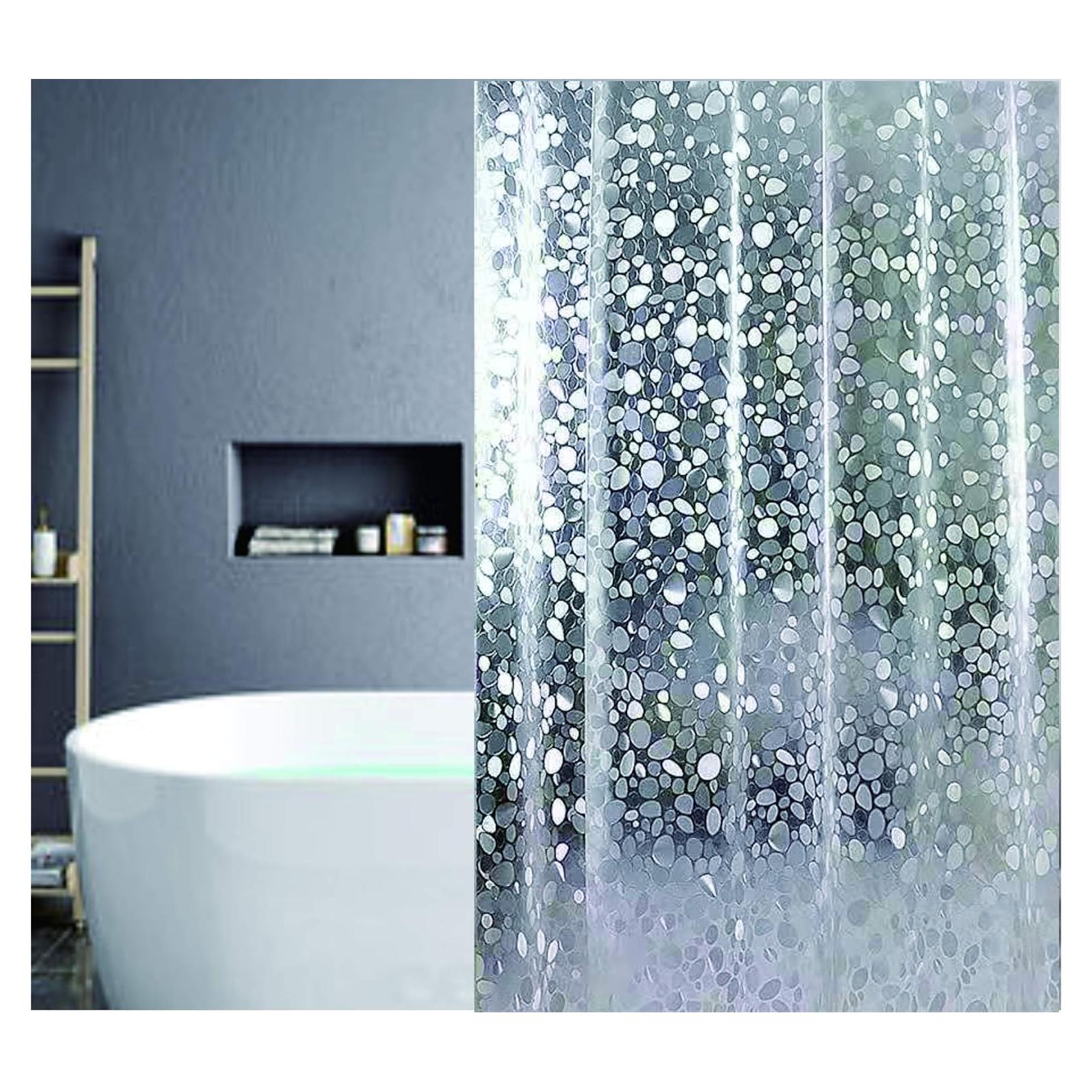 Forro de Cortina de Ducha SUJAYU 182.88x182.88 cm Semitransparente