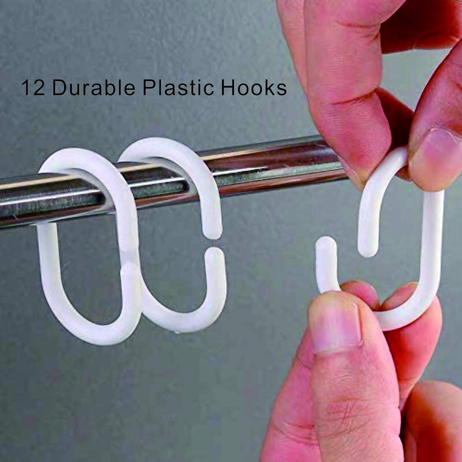 Forro de Cortina de Ducha SUJAYU 182.88x182.88 cm Semitransparente