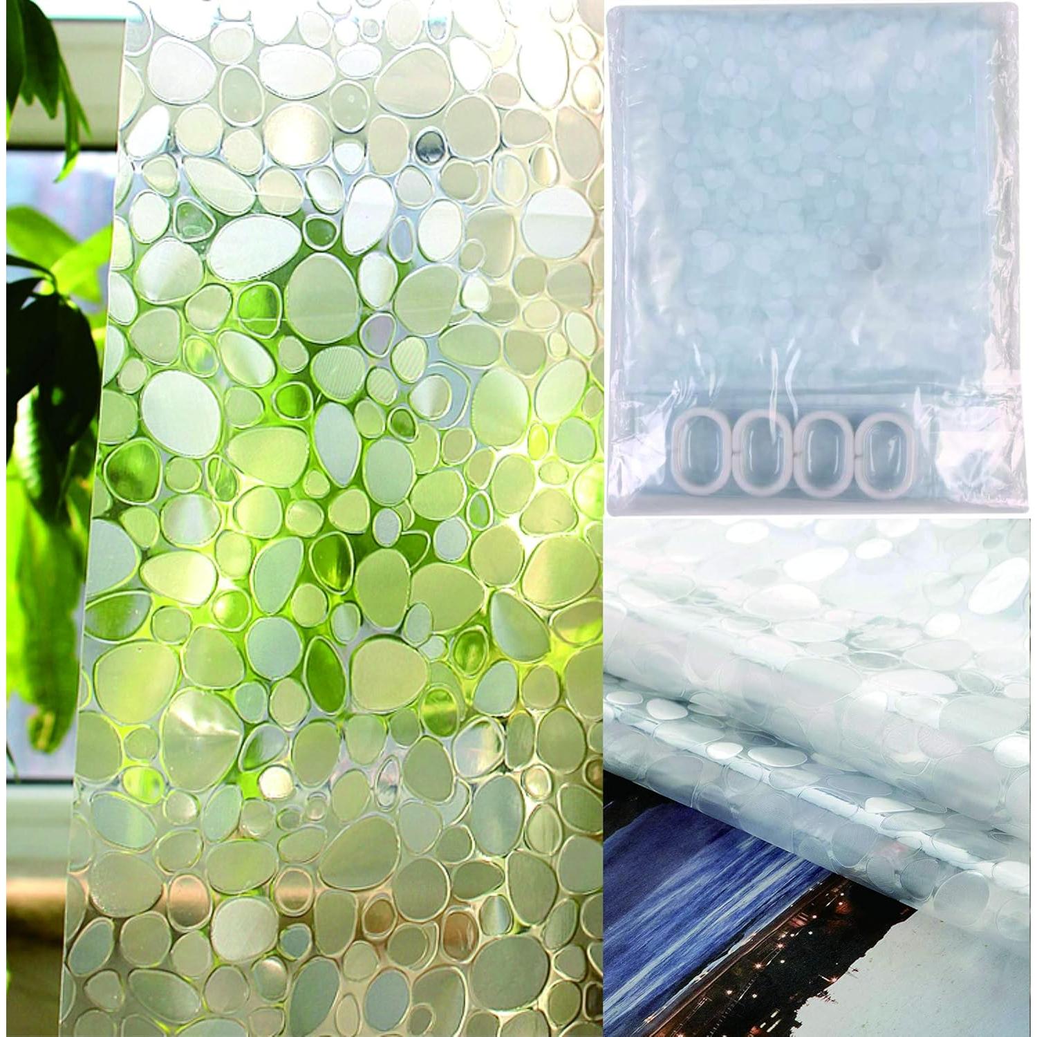 Forro de Cortina de Ducha SUJAYU 182.88x182.88 cm Semitransparente